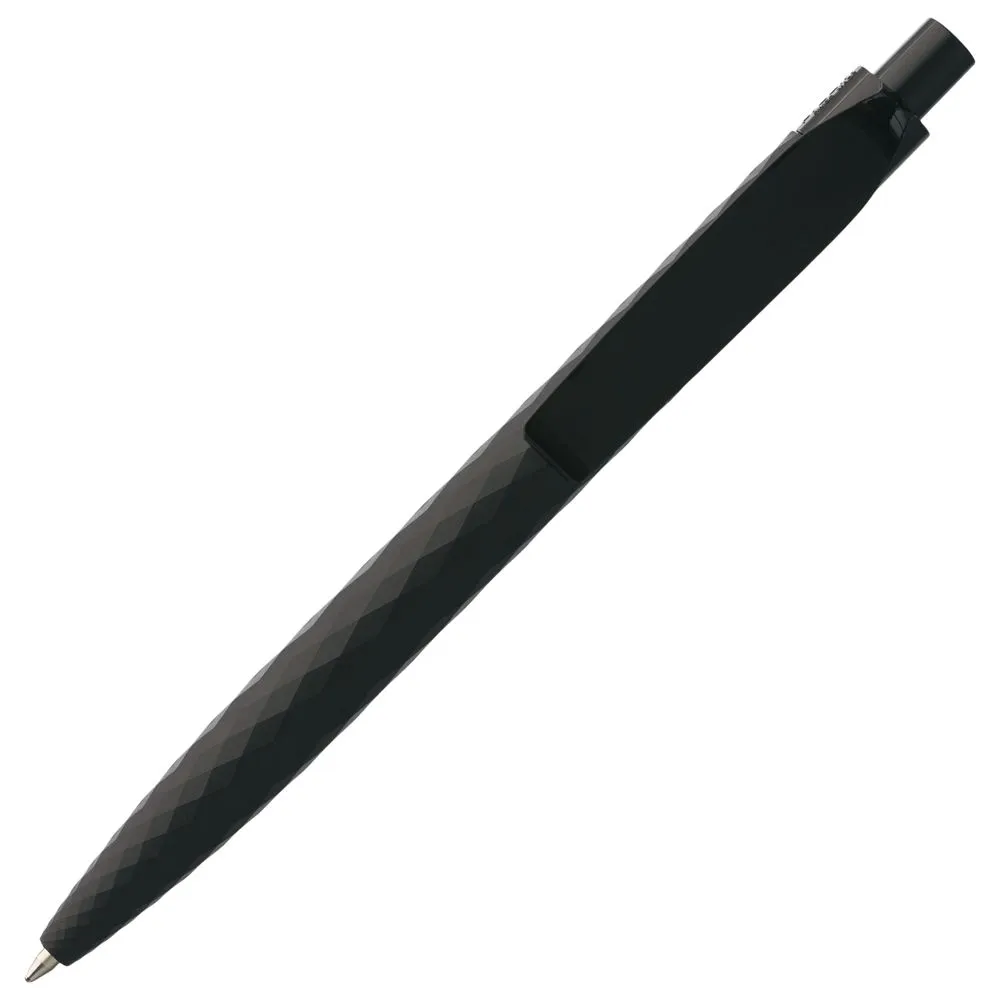Ручка шариковая Prodir QS01 PRP-P Soft Touch, черная заказать онлайн с вашим дизайном на заказ в Москве и области