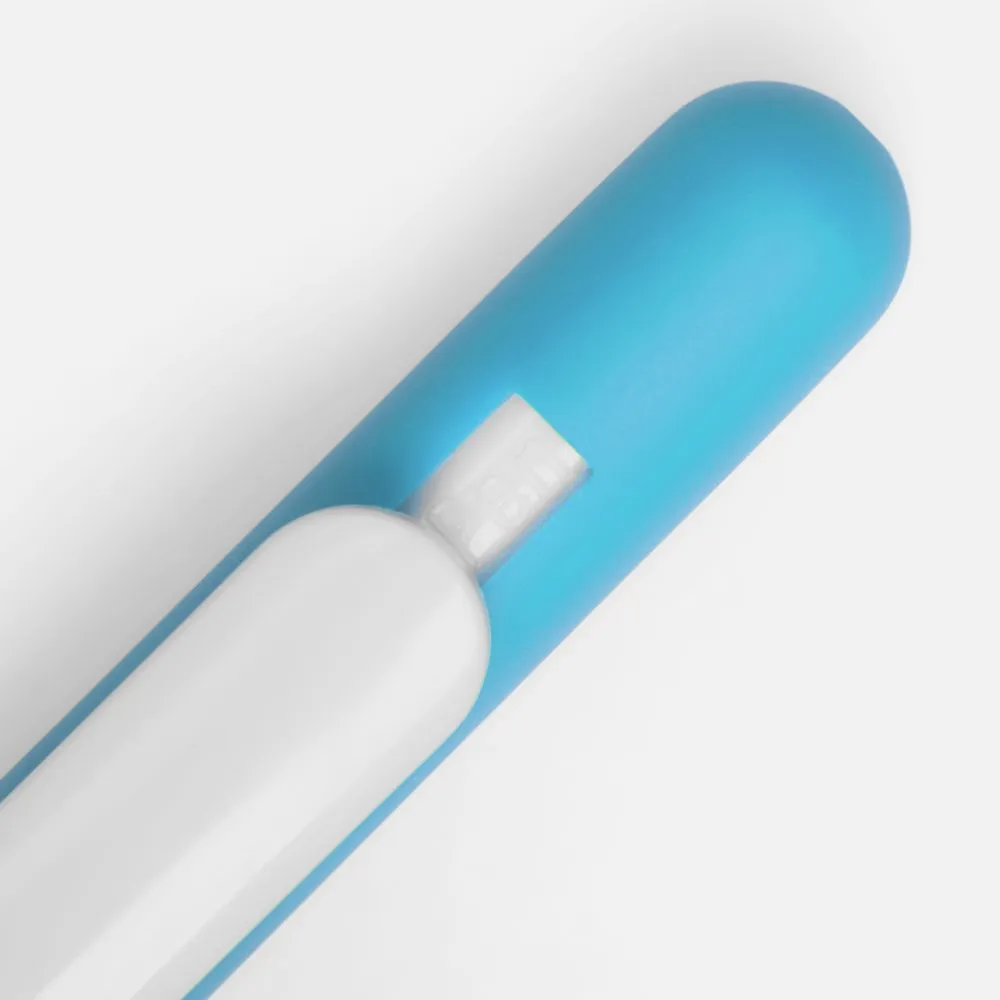 Ручка шариковая Swiper Soft Touch, голубая с белым заказать онлайн с вашим дизайном на заказ в Москве и области