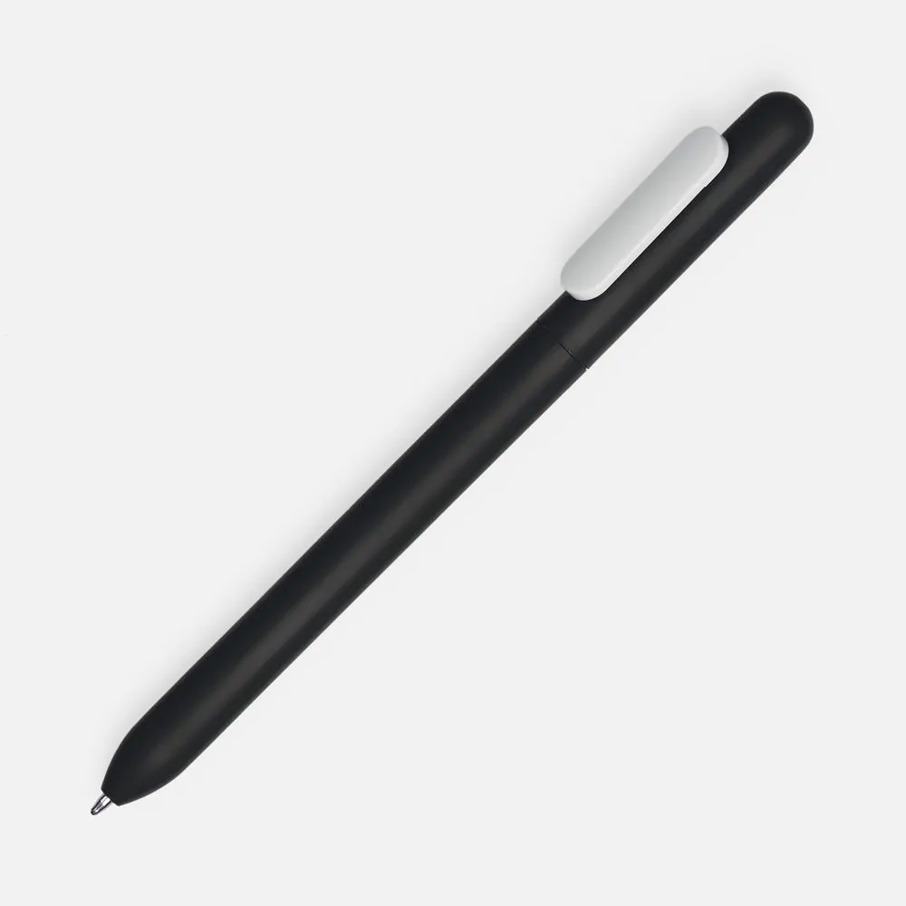 Ручка шариковая Swiper Soft Touch, черная с белым заказать онлайн с вашим дизайном на заказ в Москве и области