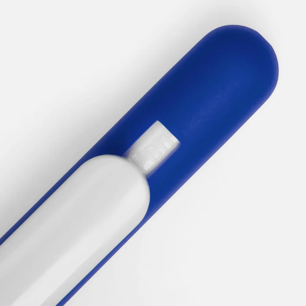 Ручка шариковая Swiper Soft Touch, синяя с белым заказать онлайн с вашим дизайном на заказ в Москве и области
