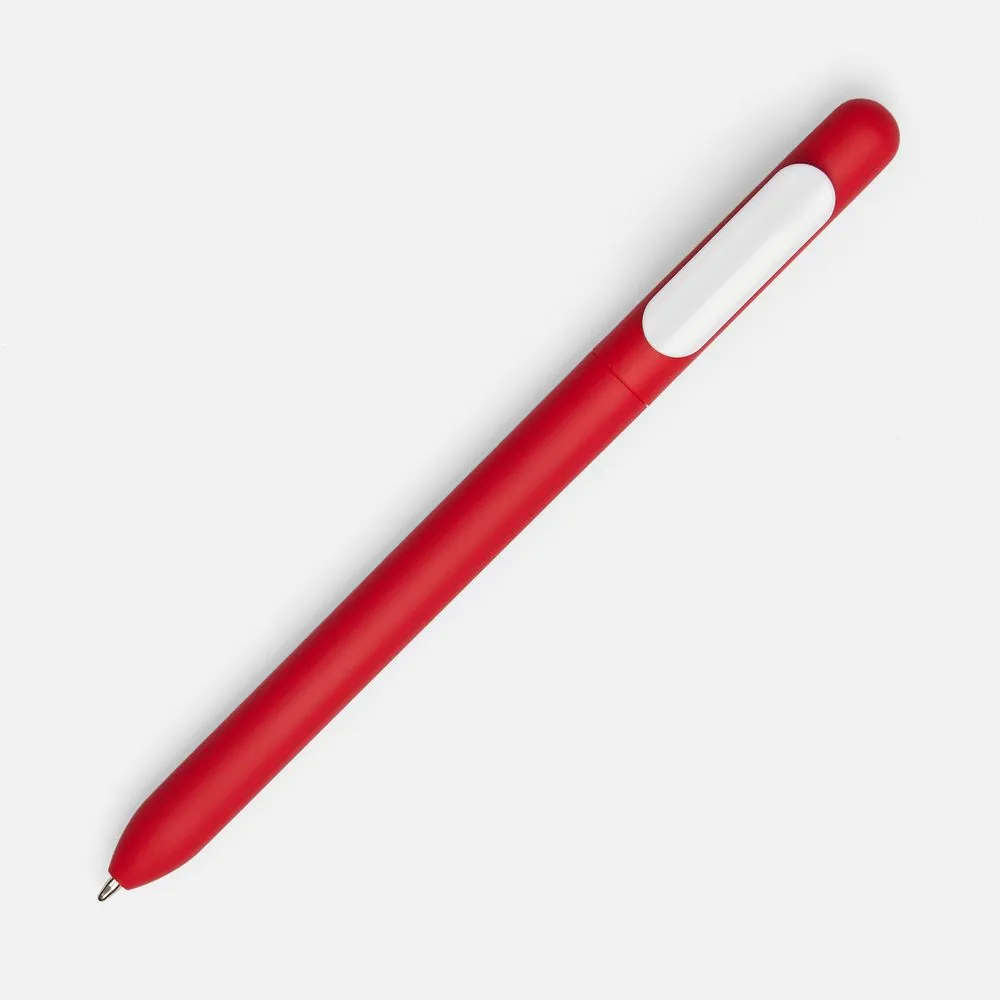 Ручка шариковая Swiper Soft Touch, красная с белым заказать онлайн с вашим дизайном на заказ в Москве и области