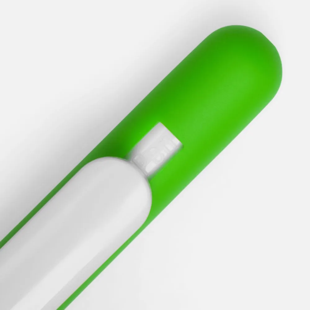 Ручка шариковая Swiper Soft Touch, зеленая с белым заказать онлайн с вашим дизайном на заказ в Москве и области