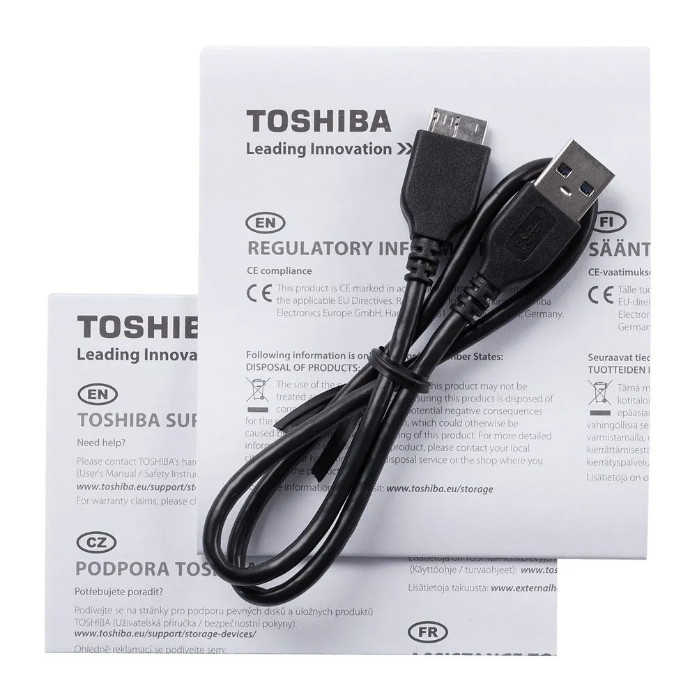 Внешний диск Toshiba Canvio, USB 3.0, 1Тб, черный заказать онлайн с вашим дизайном на заказ в Москве и области