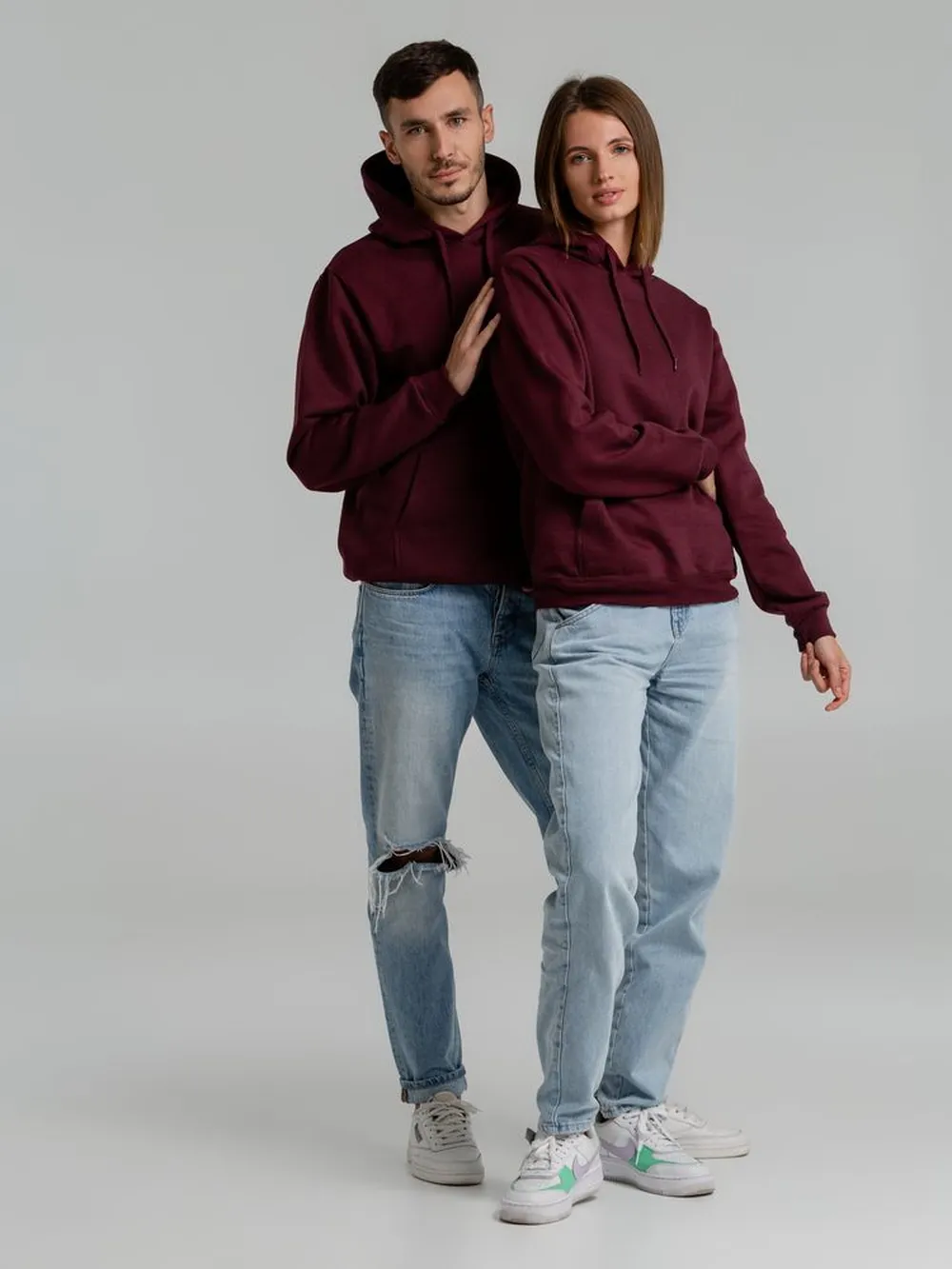 Толстовка с капюшоном Snake II бордовая, размер M заказать онлайн с вашим дизайном на заказ в Москве и области