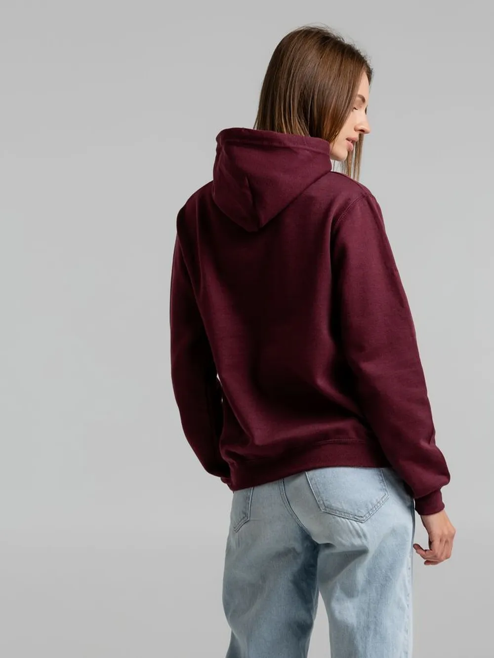 Толстовка с капюшоном Snake II бордовая, размер M заказать онлайн с вашим дизайном на заказ в Москве и области