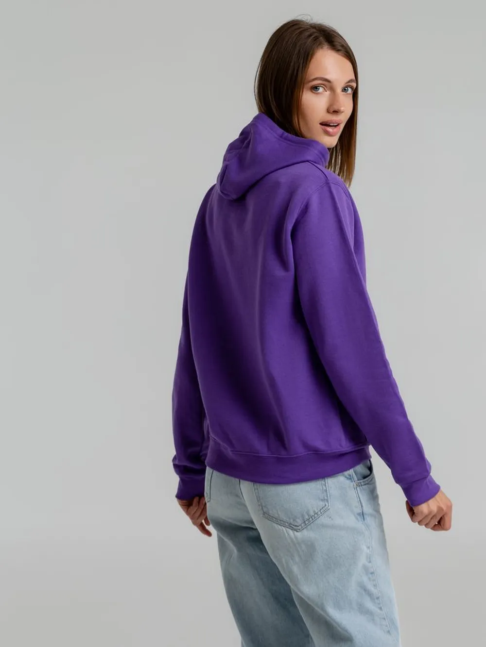 Толстовка с капюшоном Snake II темно-фиолетовая, размер M заказать онлайн с вашим дизайном на заказ в Москве и области