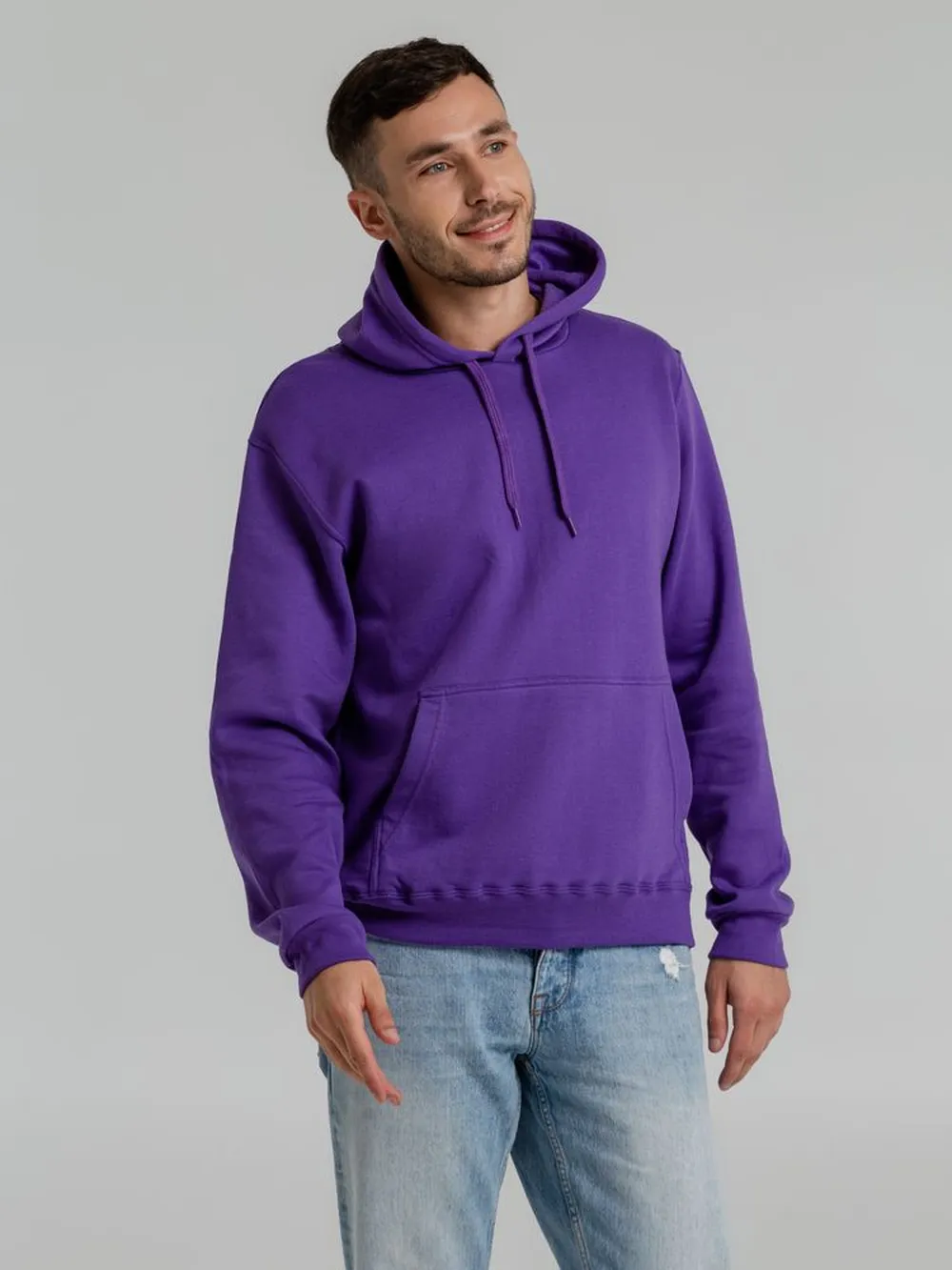 Толстовка с капюшоном Snake II темно-фиолетовая, размер M заказать онлайн с вашим дизайном на заказ в Москве и области