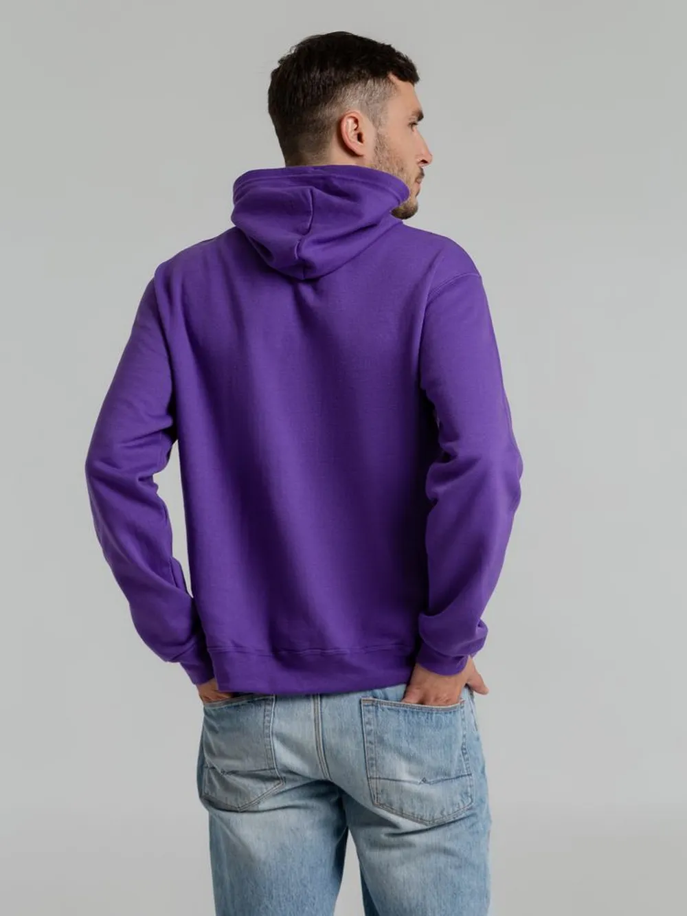 Толстовка с капюшоном Snake II темно-фиолетовая, размер M заказать онлайн с вашим дизайном на заказ в Москве и области