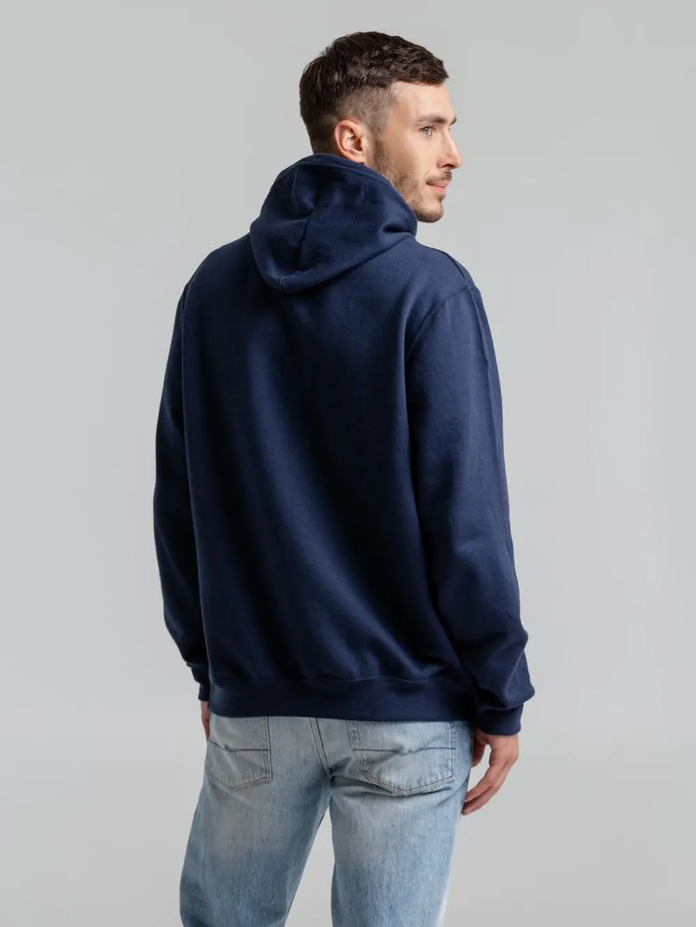 Толстовка с капюшоном Snake II темно-синяя, размер S заказать онлайн с вашим дизайном на заказ в Москве и области