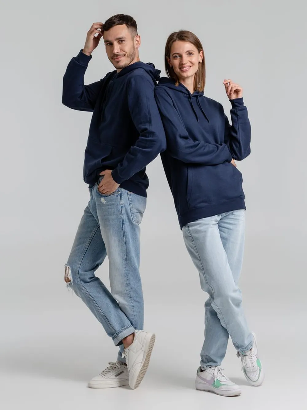 Толстовка с капюшоном Snake II темно-синяя, размер S заказать онлайн с вашим дизайном на заказ в Москве и области