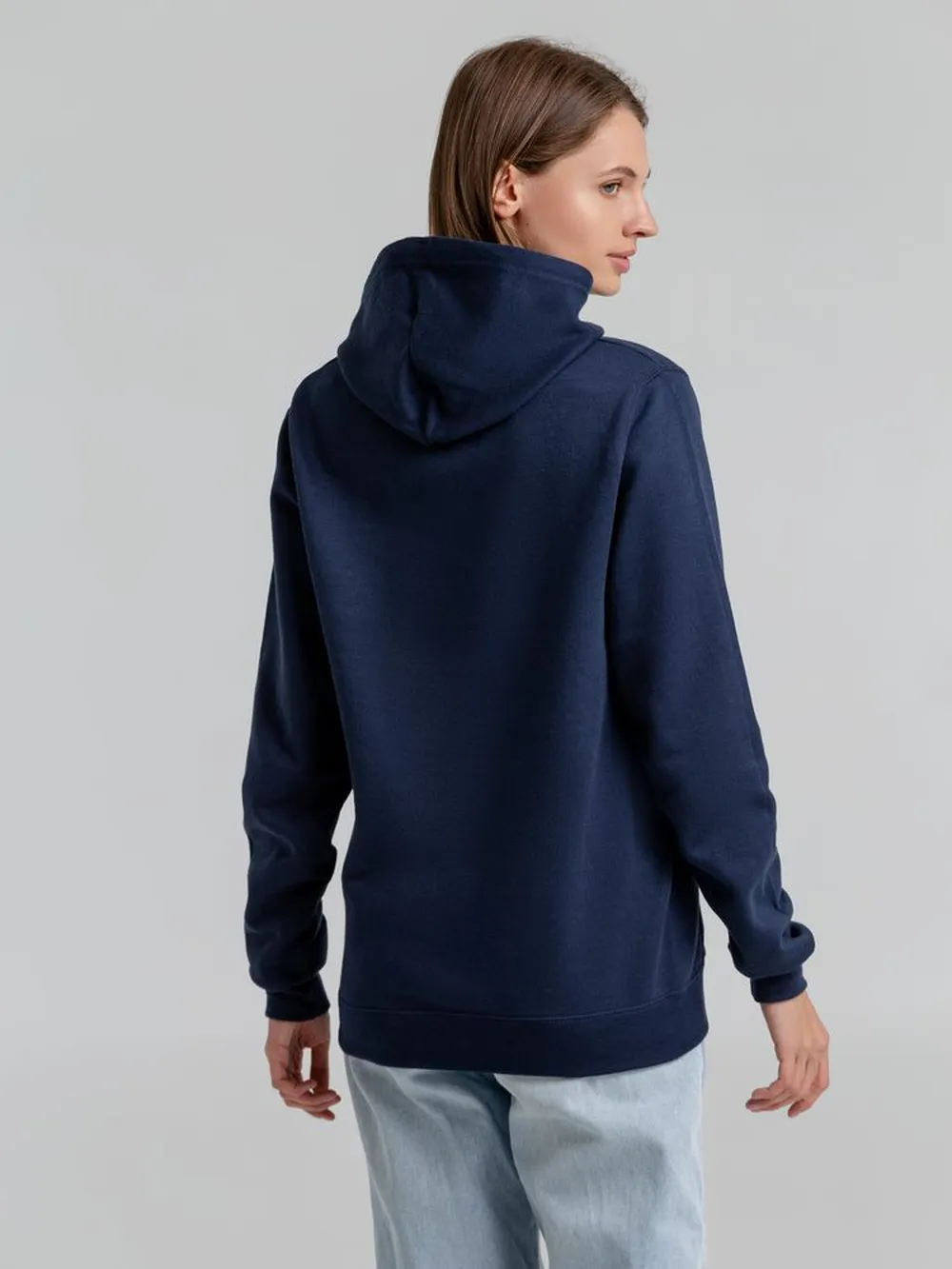 Толстовка с капюшоном Snake II темно-синяя, размер S заказать онлайн с вашим дизайном на заказ в Москве и области