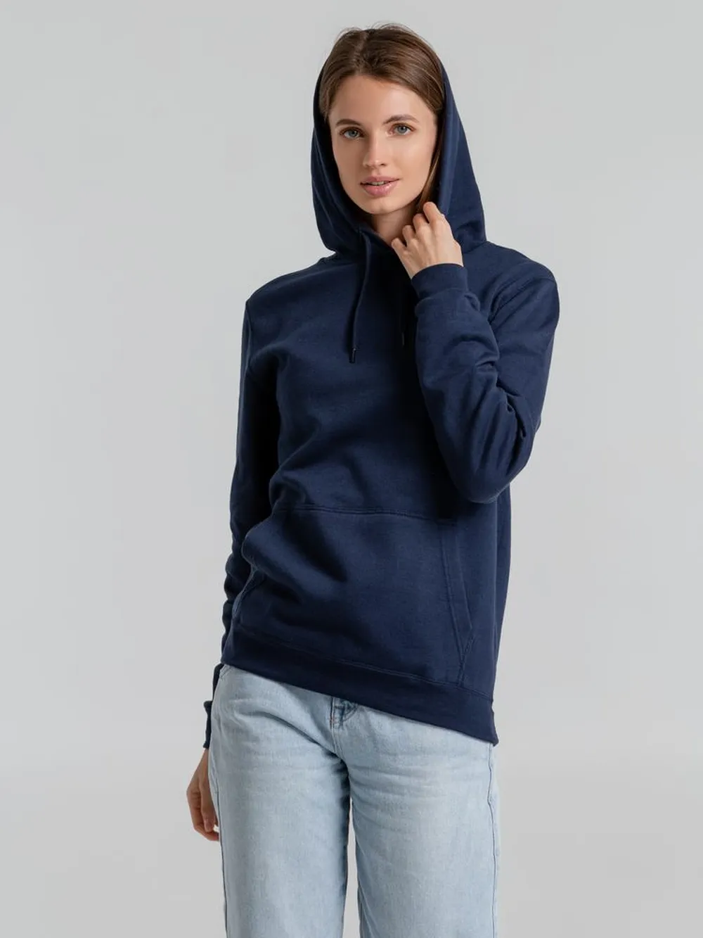 Толстовка с капюшоном Snake II темно-синяя, размер S заказать онлайн с вашим дизайном на заказ в Москве и области