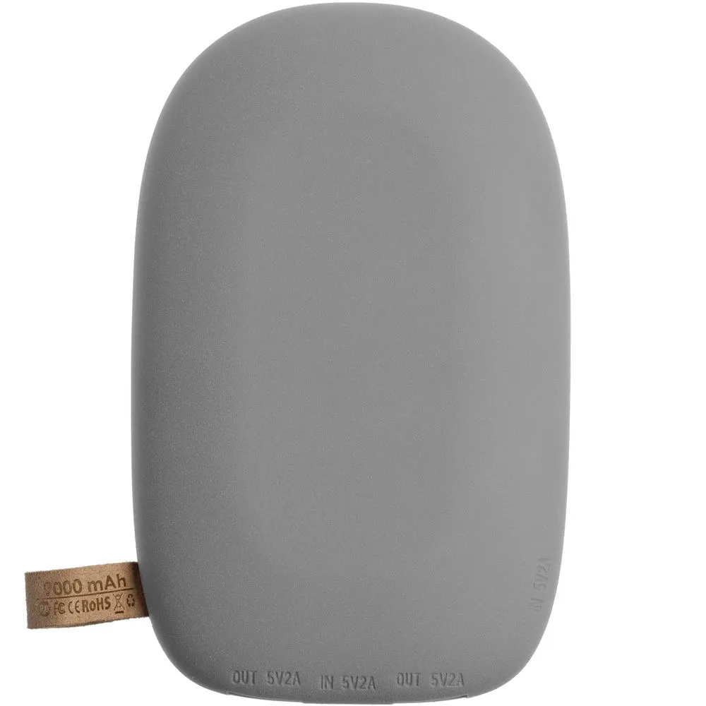 Аккумулятор с беспроводной зарядкой Pebble Wireless 9000 мАч, серый заказать онлайн с вашим дизайном на заказ в Москве и области