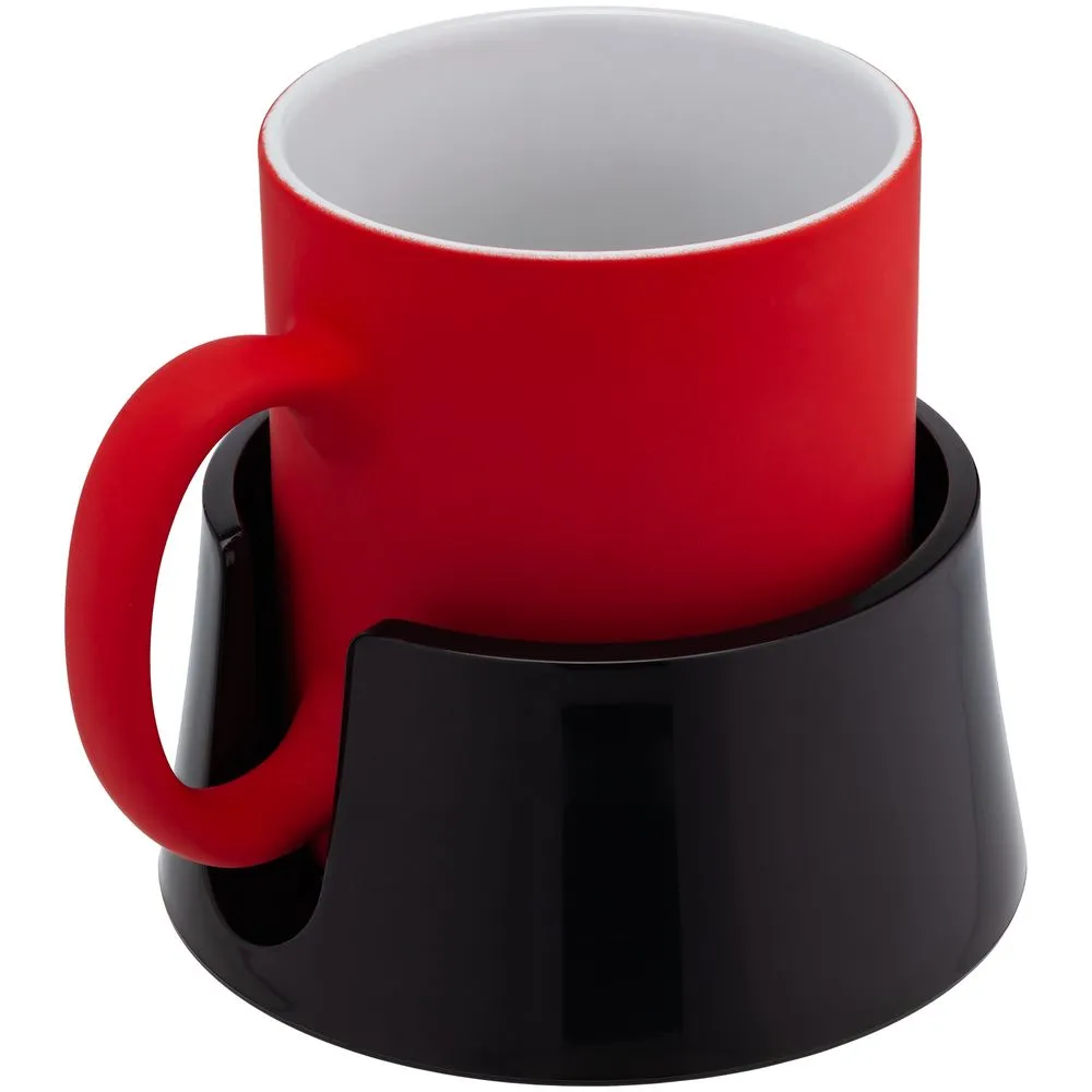 Подставка под кружку Tabletop, черная заказать онлайн с вашим дизайном на заказ в Москве и области