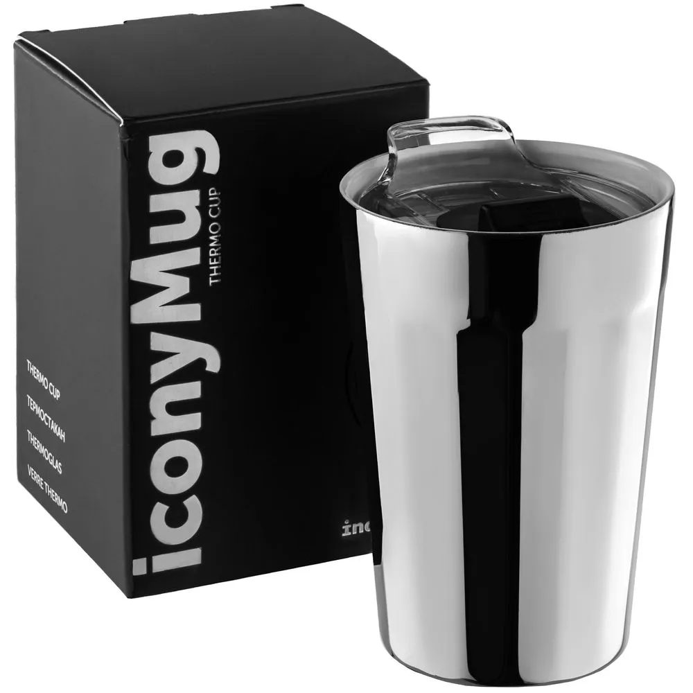 Термостакан iconyMug, зеркальный заказать онлайн с вашим дизайном на заказ в Москве и области