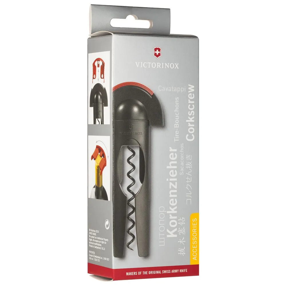 Штопор Victorinox Utensils, черный заказать онлайн с вашим дизайном на заказ в Москве и области