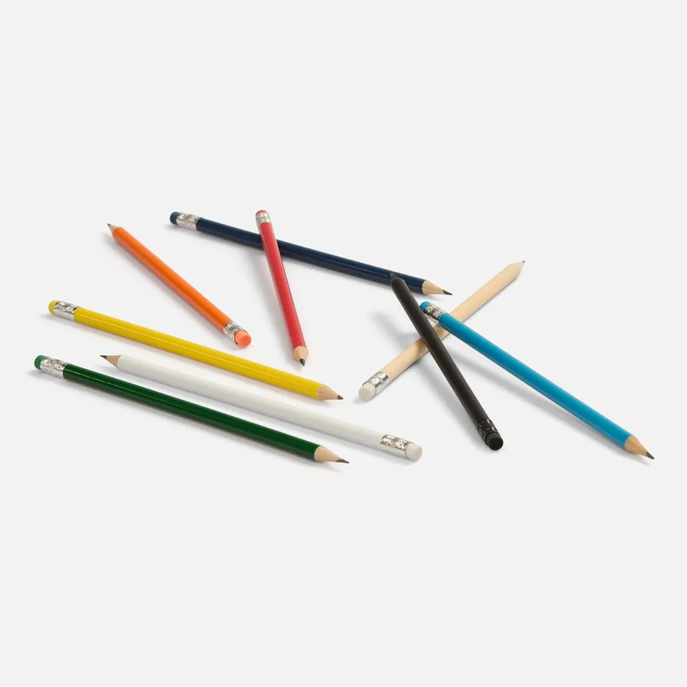 Карандаш простой Hand Friend с ластиком, желтый заказать онлайн с вашим дизайном на заказ в Москве и области