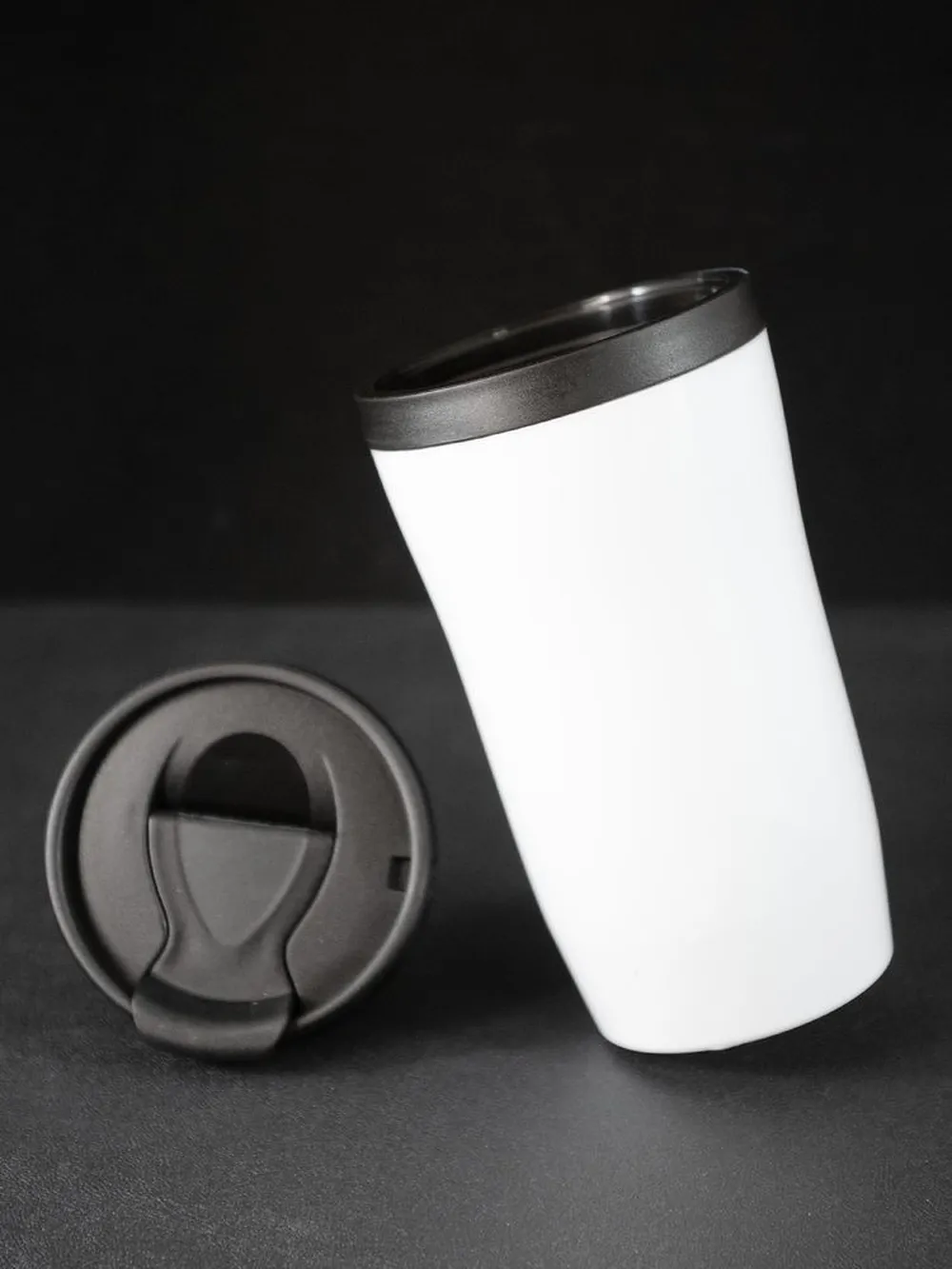 Термостакан Sagga, белый заказать онлайн с вашим дизайном на заказ в Москве и области