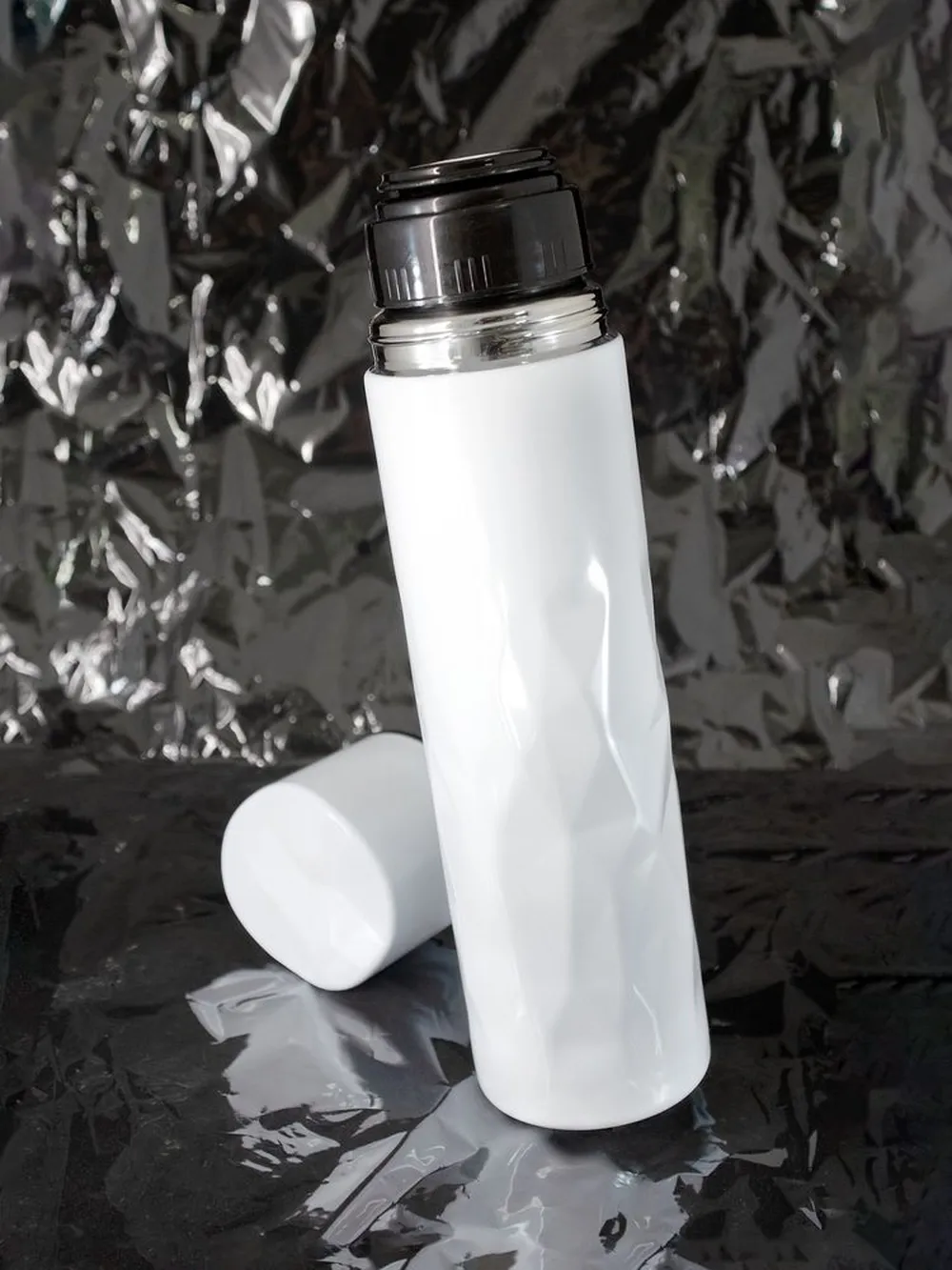 Термос Gems White Rock Сrystal, белый горный хрусталь заказать онлайн с вашим дизайном на заказ в Москве и области
