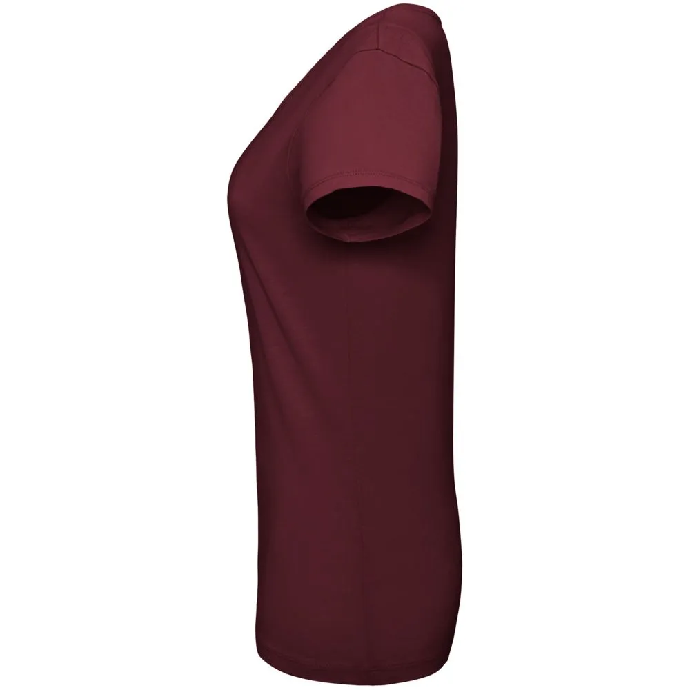 Футболка женская Martin Women, бордовая заказать онлайн с вашим дизайном на заказ в Москве и области