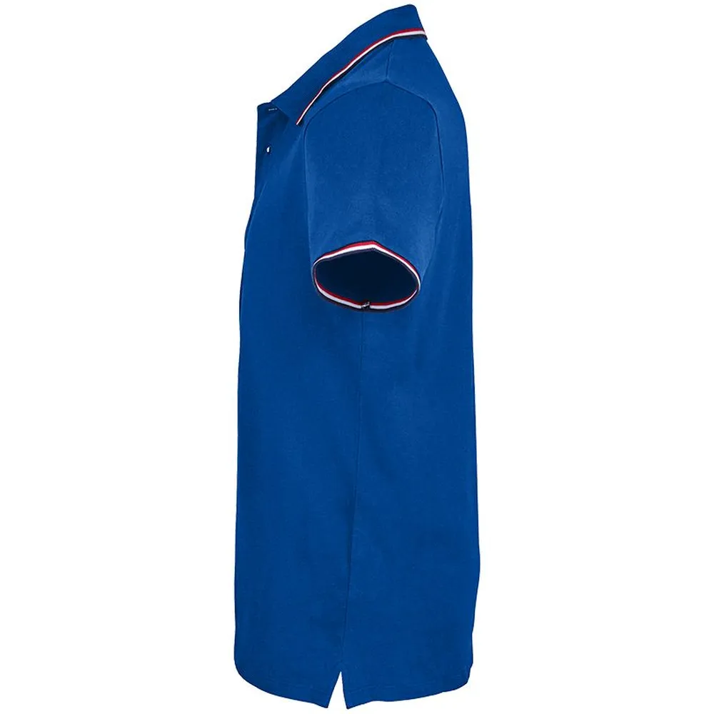 Рубашка поло мужская Prestige Men ярко-синяя, размер L заказать онлайн с вашим дизайном на заказ в Москве и области