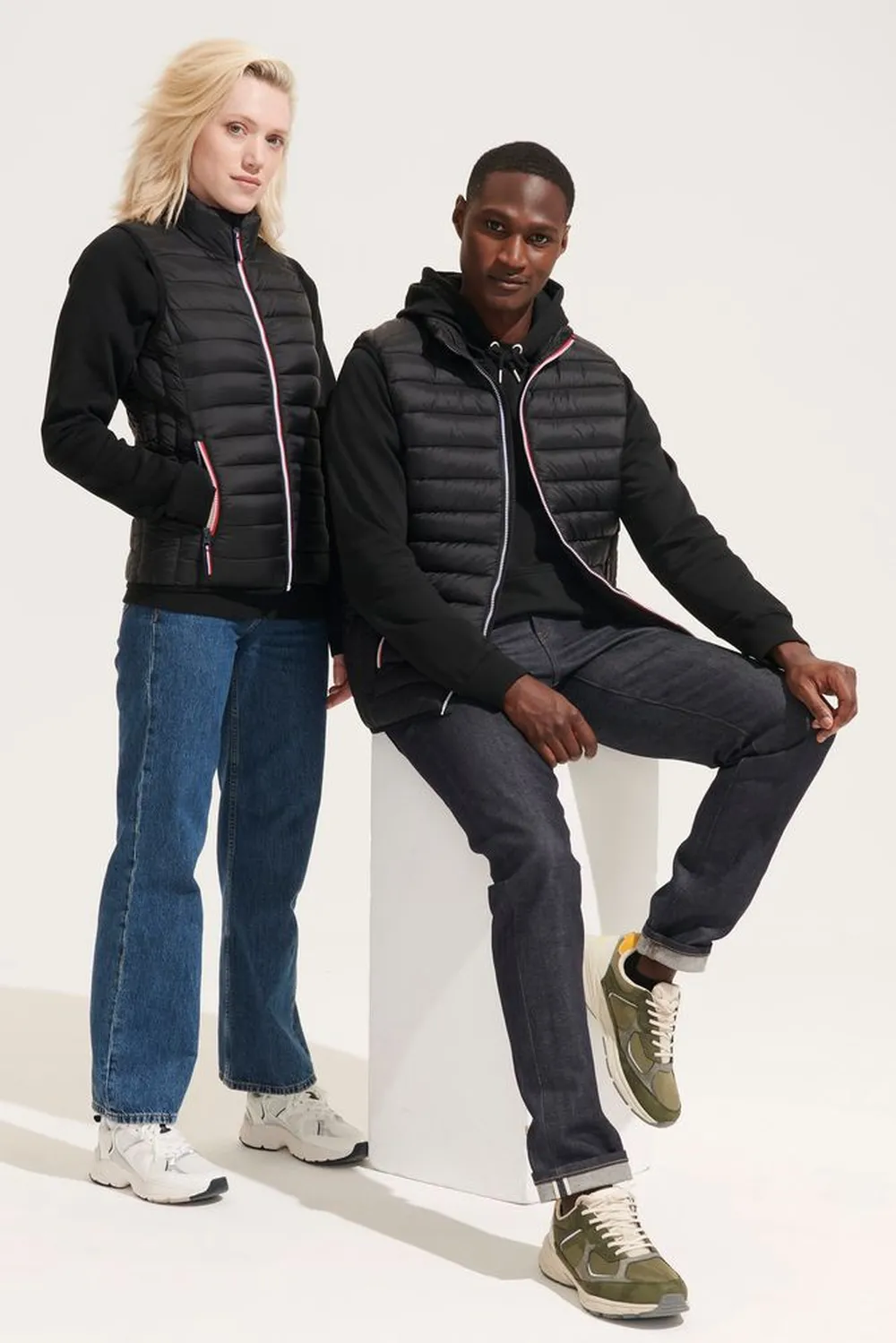 Жилет мужской Victoire BW Men темно-синий, размер XXL заказать онлайн с вашим дизайном на заказ в Москве и области