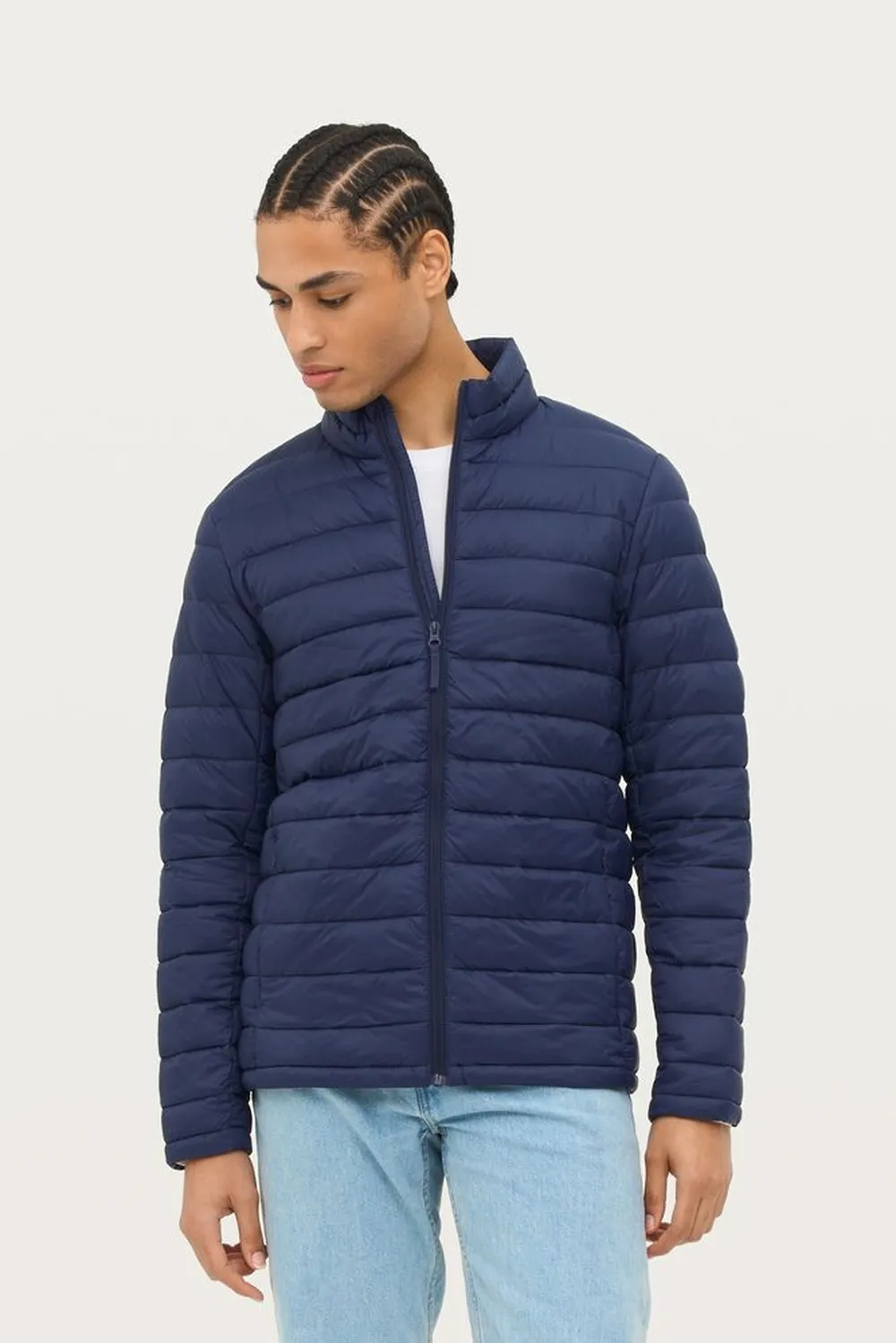 Куртка мужская Wilson Men темно-синяя, размер M заказать онлайн с вашим дизайном на заказ в Москве и области