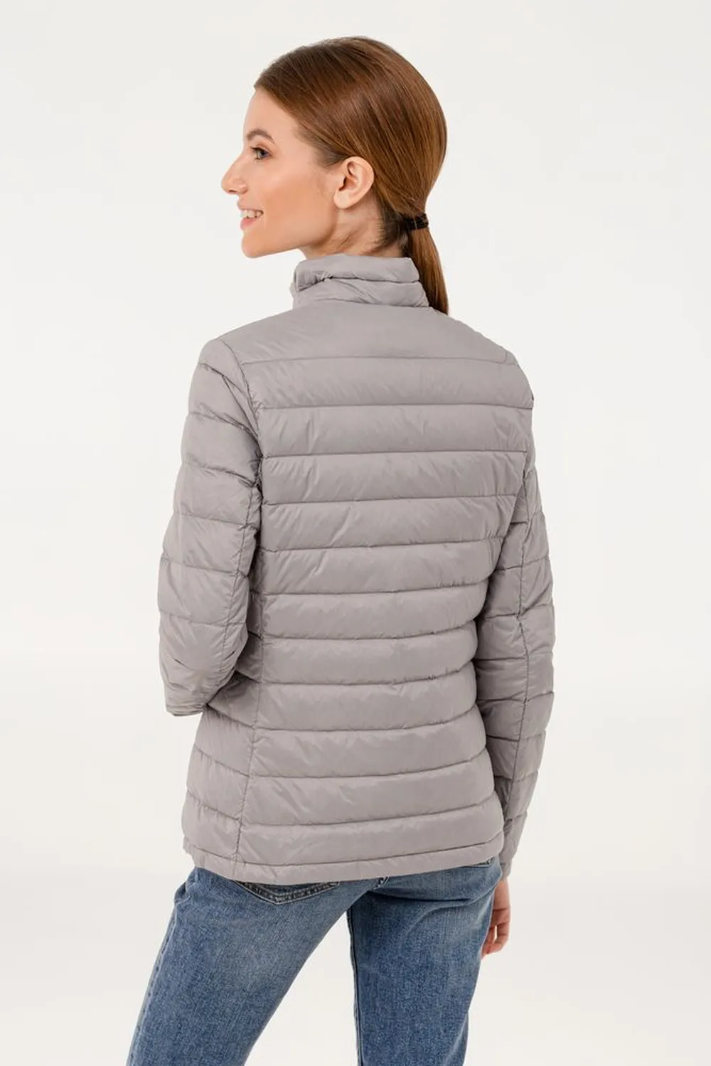 Куртка женская Wilson Women серая, размер M заказать онлайн с вашим дизайном на заказ в Москве и области