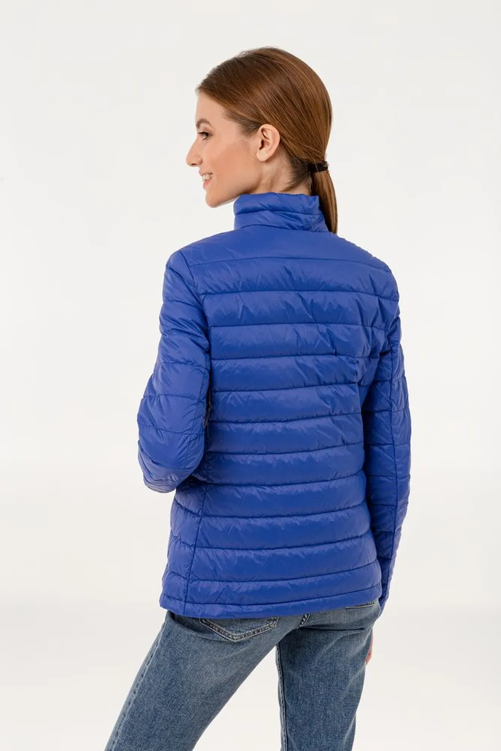 Куртка женская Wilson Women ярко-синяя, размер L заказать онлайн с вашим дизайном на заказ в Москве и области