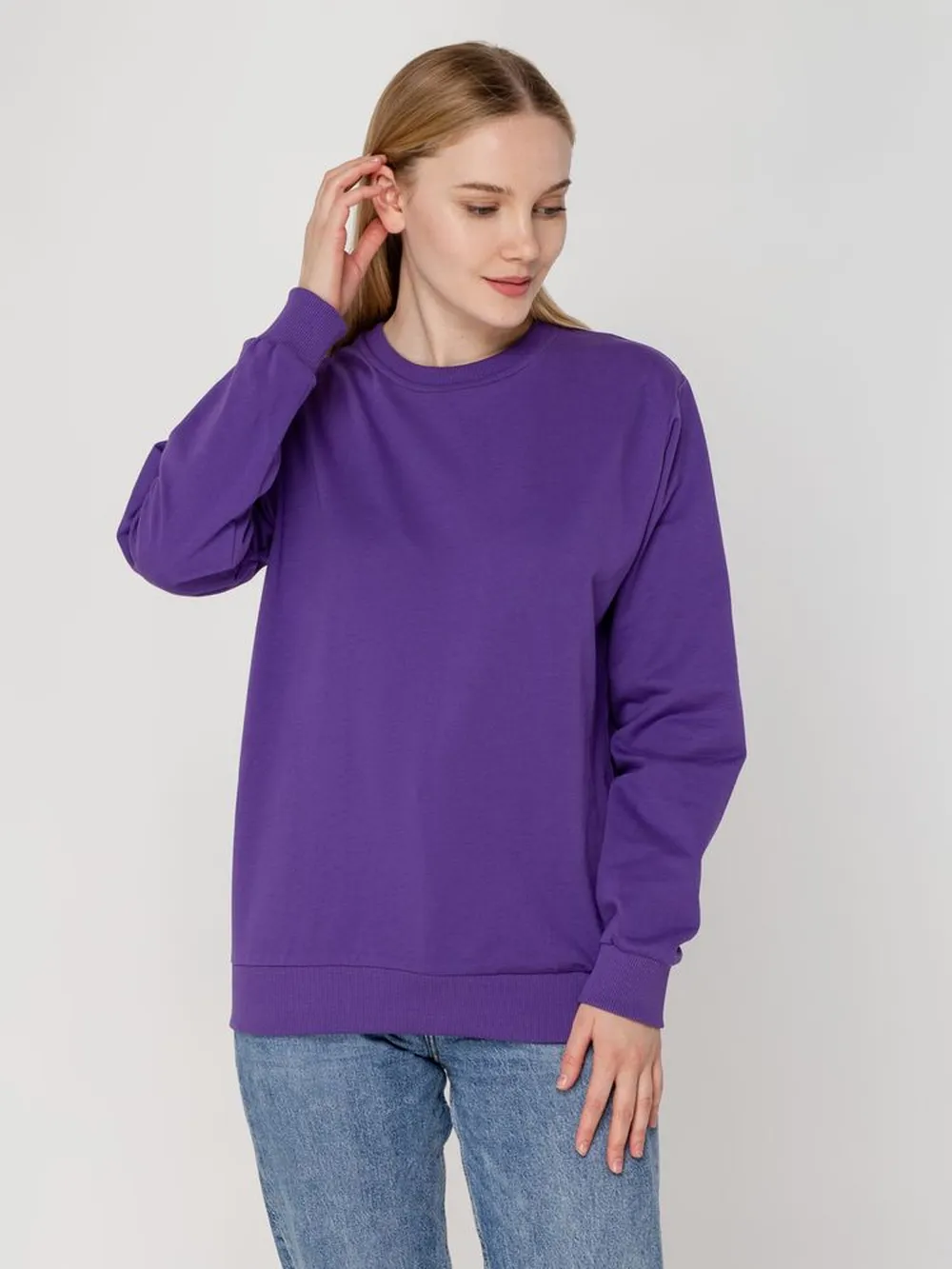 Толстовка Unit Toima фиолетовая, размер 4XL заказать онлайн с вашим дизайном на заказ в Москве и области