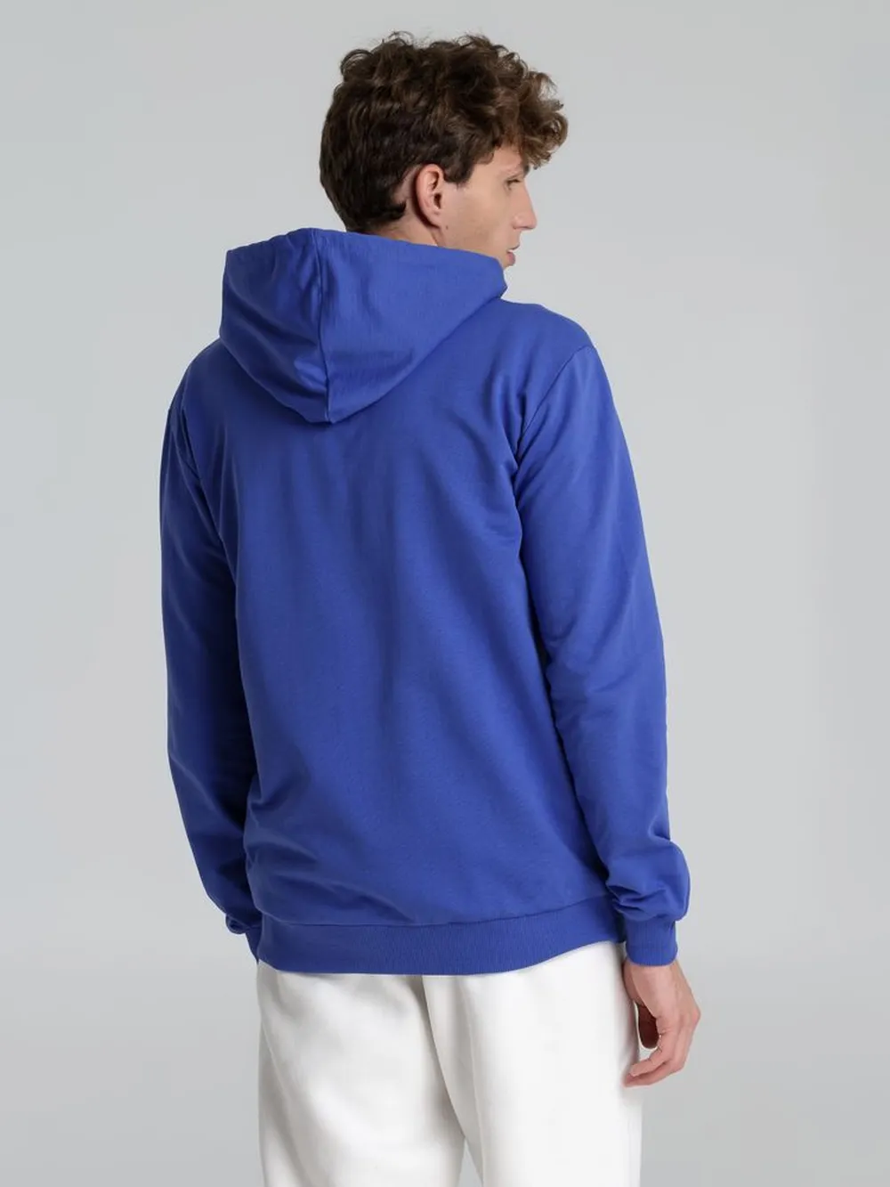 Толстовка на молнии с капюшоном Unit Siverga, ярко-синяя, размер 4XL заказать онлайн с вашим дизайном на заказ в Москве и области