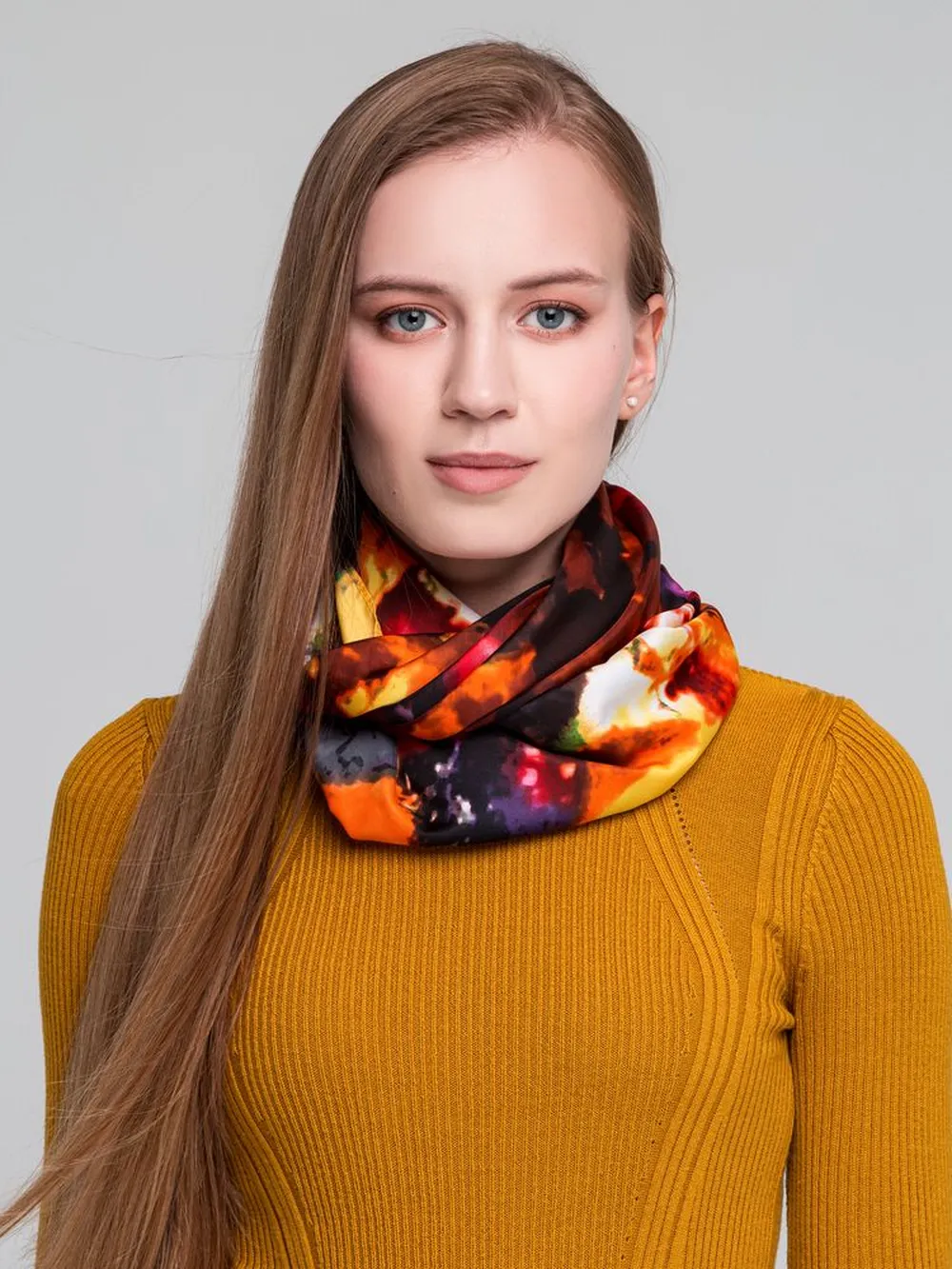 Платок Fleur заказать онлайн с вашим дизайном на заказ в Москве и области