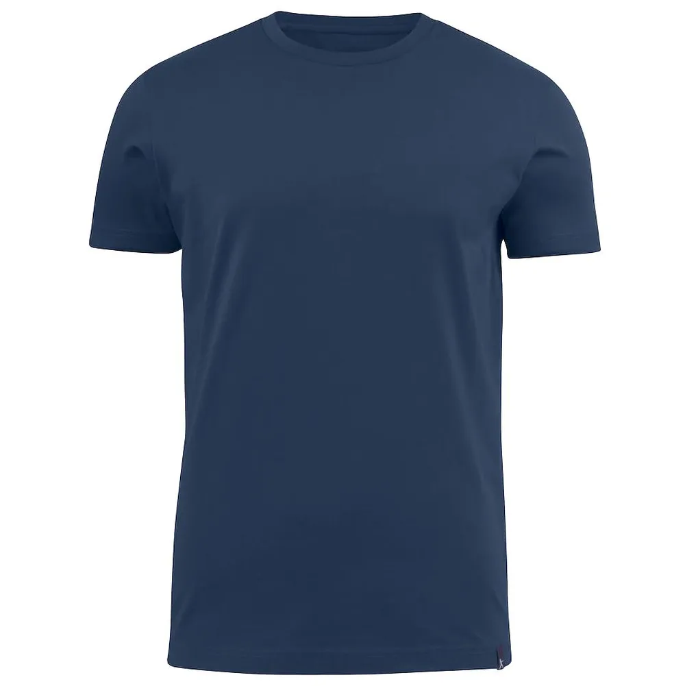 Футболка мужская American U, синяя заказать онлайн с вашим дизайном на заказ в Москве и области