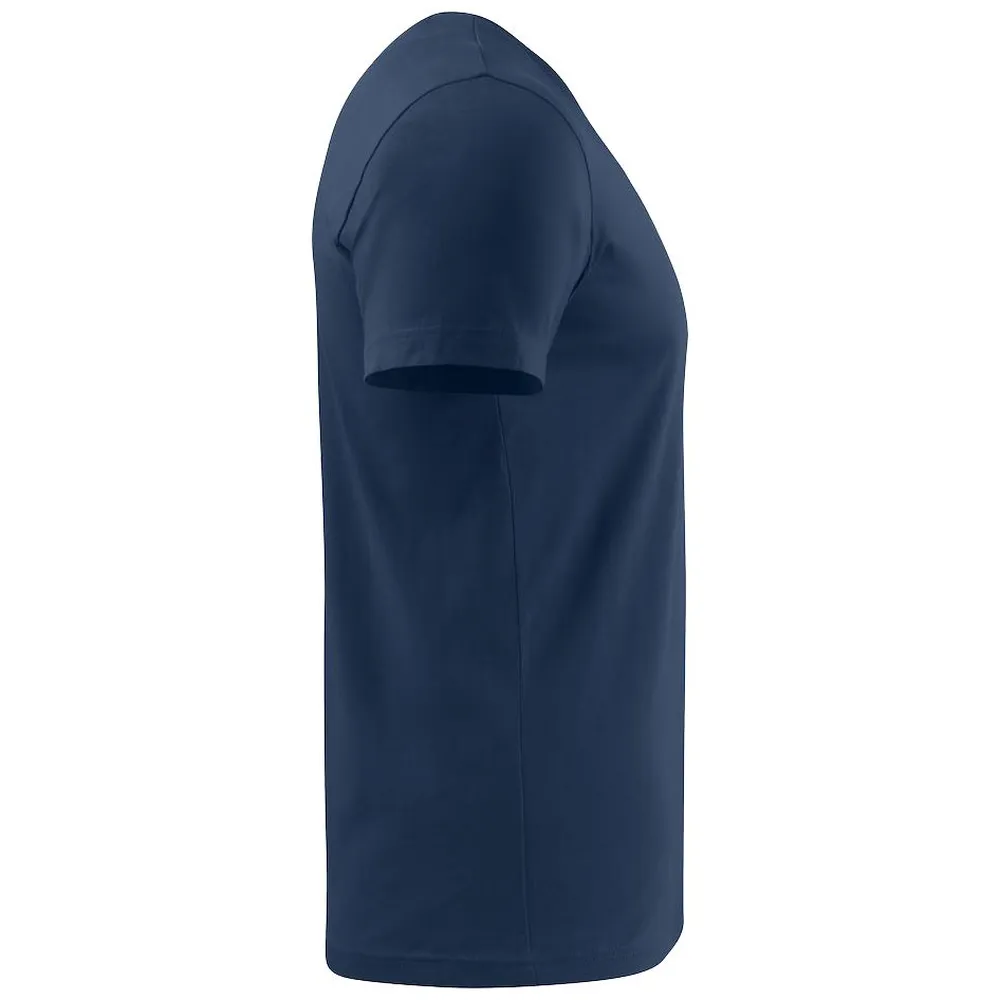 Футболка мужская American U, синяя заказать онлайн с вашим дизайном на заказ в Москве и области