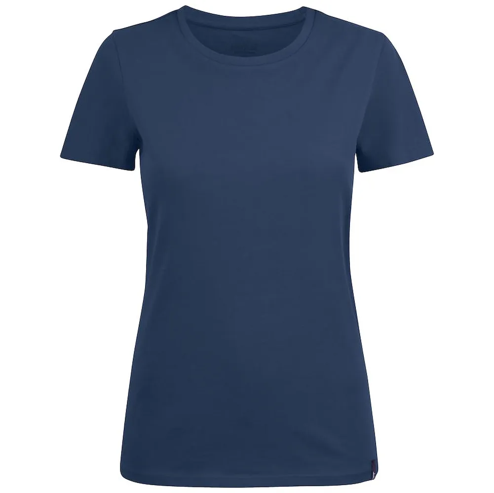 Футболка женская Ladies American U синяя, размер XL заказать онлайн с вашим дизайном на заказ в Москве и области