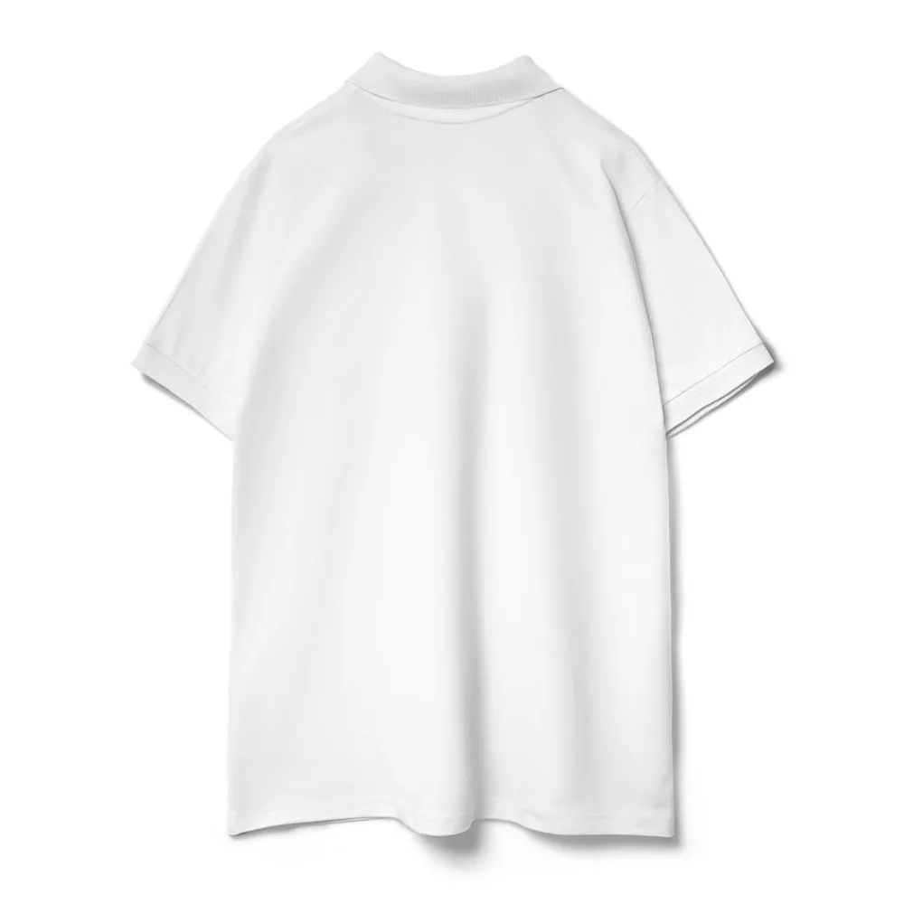 Рубашка поло мужская Virma Premium, белая, размер S заказать онлайн с вашим дизайном на заказ в Москве и области