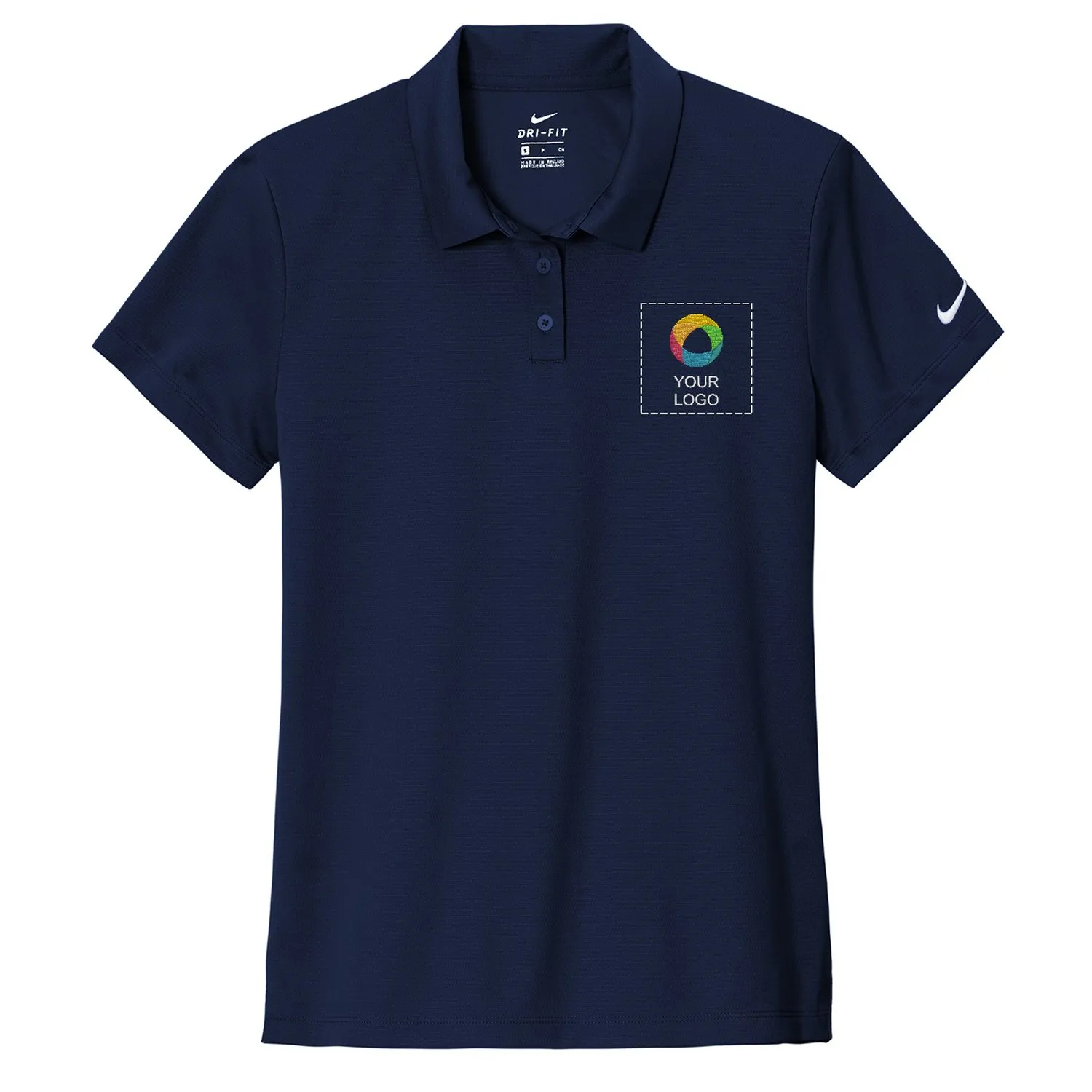 Поло для женщин с сухой технологией Dri-FIT заказать онлайн с вашим дизайном на заказ в Москве и области