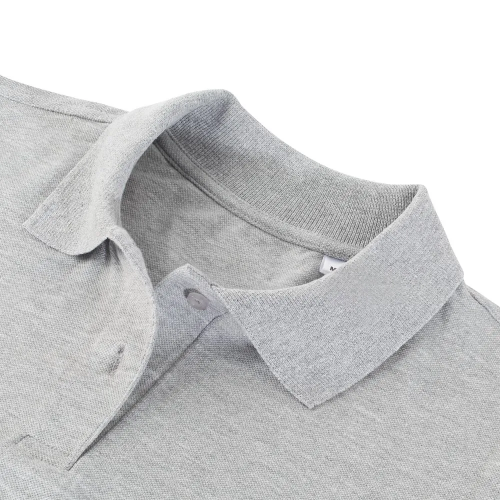 Рубашка поло женская Virma Stretch Lady, серый меланж, размер XL заказать онлайн с вашим дизайном на заказ в Москве и области