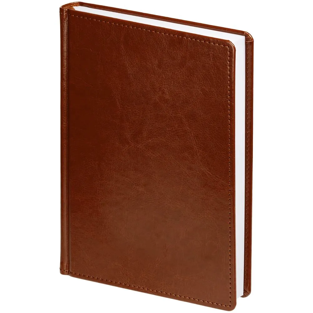 Ежедневник New Nebraska, датированный, коричневый заказать онлайн с вашим дизайном на заказ в Москве и области