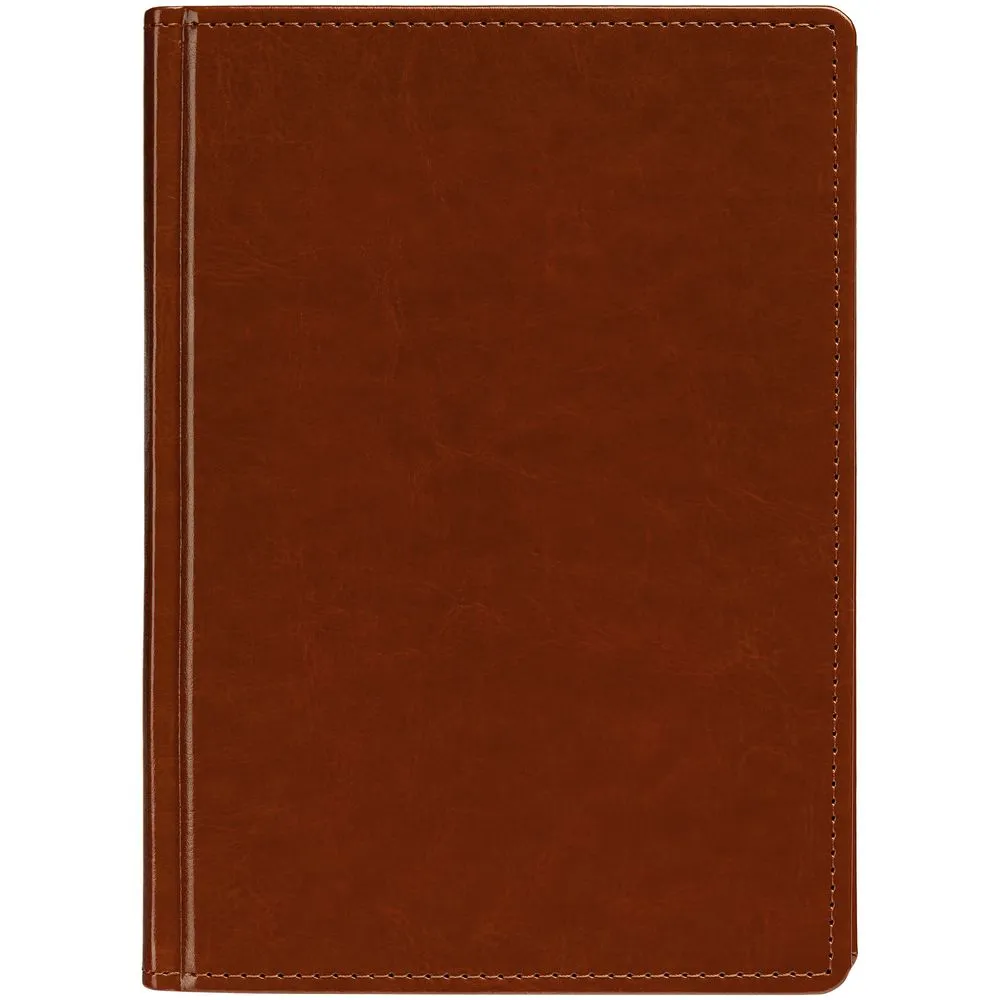 Ежедневник New Nebraska, датированный, коричневый заказать онлайн с вашим дизайном на заказ в Москве и области