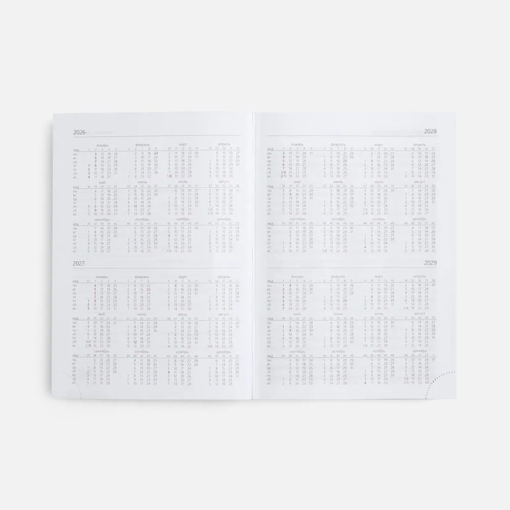 Ежедневник New Nebraska, датированный, коричневый заказать онлайн с вашим дизайном на заказ в Москве и области