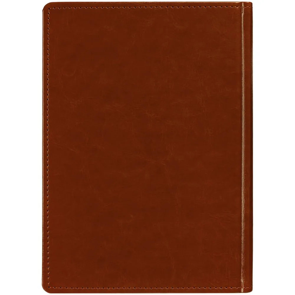 Ежедневник New Nebraska, датированный, коричневый заказать онлайн с вашим дизайном на заказ в Москве и области