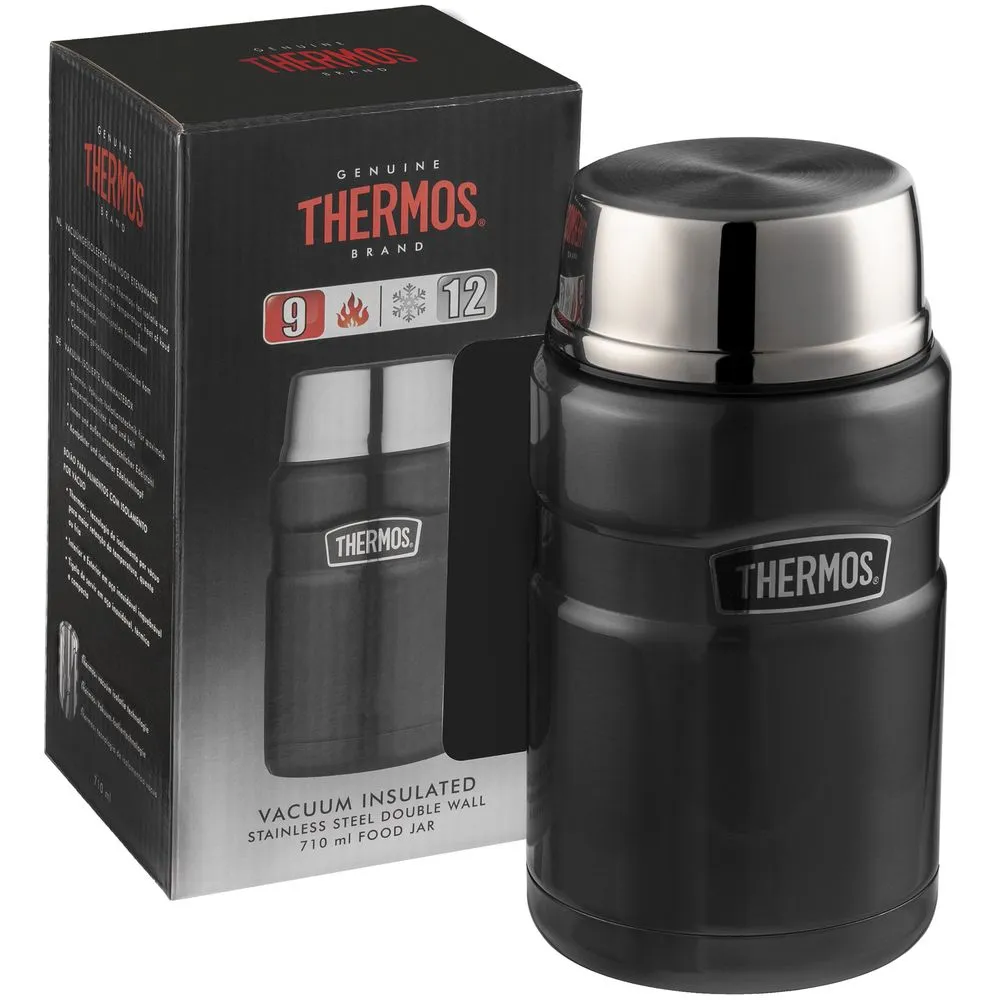 Термос для еды Thermos SK3020, черный заказать онлайн с вашим дизайном на заказ в Москве и области