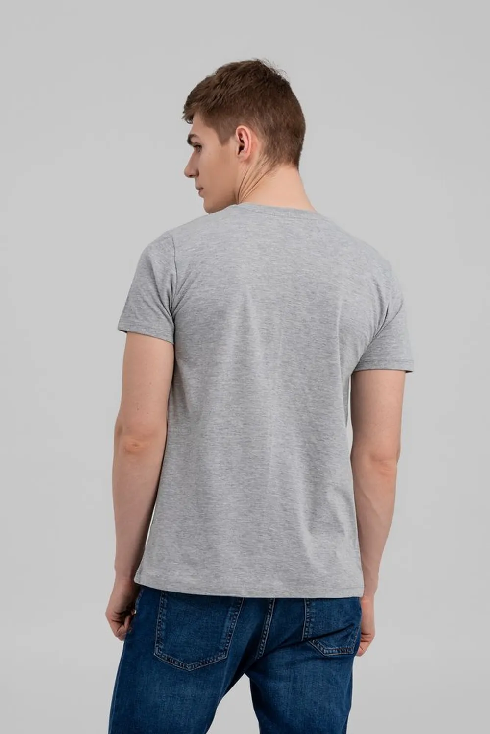 Футболка T-bolka 160 Original серый меланж, размер L заказать онлайн с вашим дизайном на заказ в Москве и области