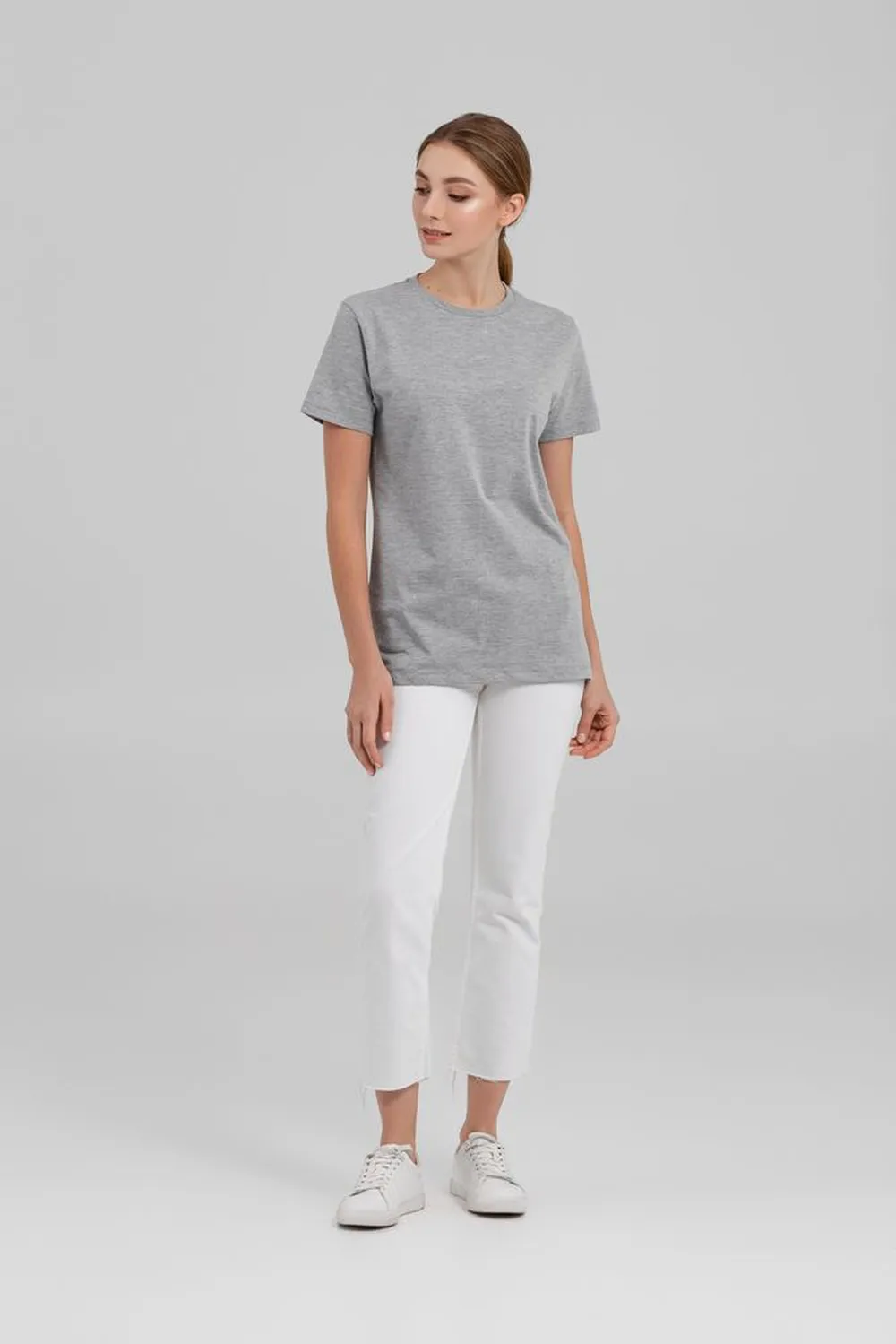 Футболка T-bolka 160 Original серый меланж, размер L заказать онлайн с вашим дизайном на заказ в Москве и области