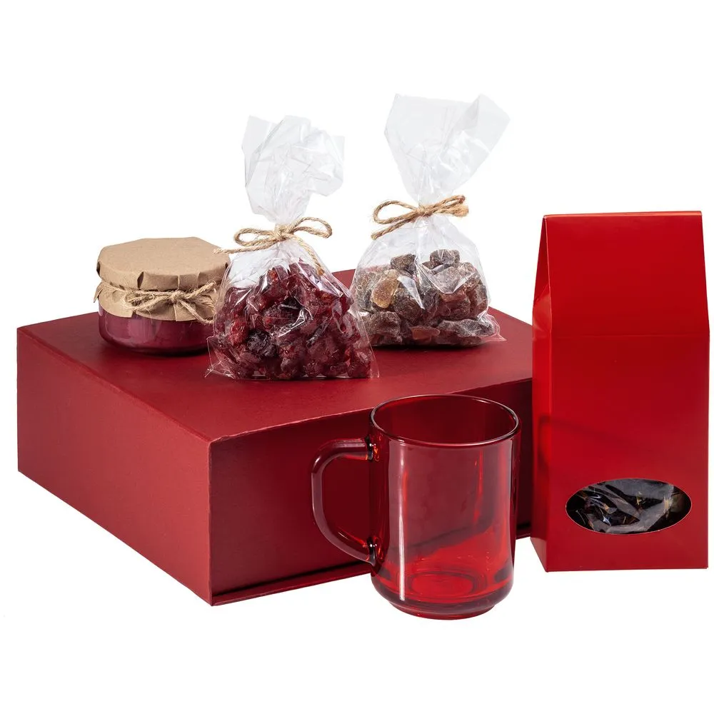 Коробка Flip Deep, красная заказать онлайн с вашим дизайном на заказ в Москве и области