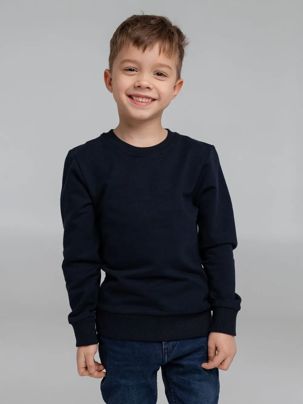 Свитшот Toima Kids темно-синий, 6 лет заказать онлайн с вашим дизайном на заказ в Москве и области