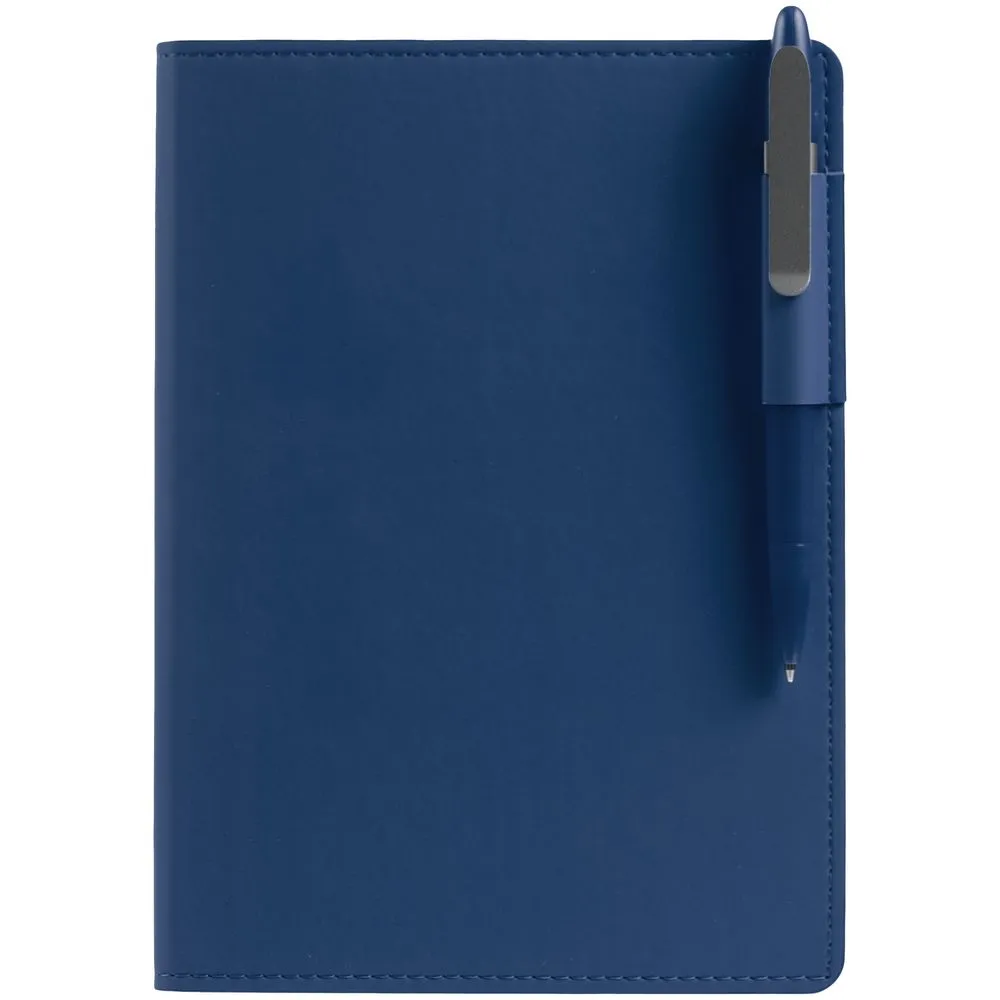 Ежедневник Tact, недатированный, синий заказать онлайн с вашим дизайном на заказ в Москве и области