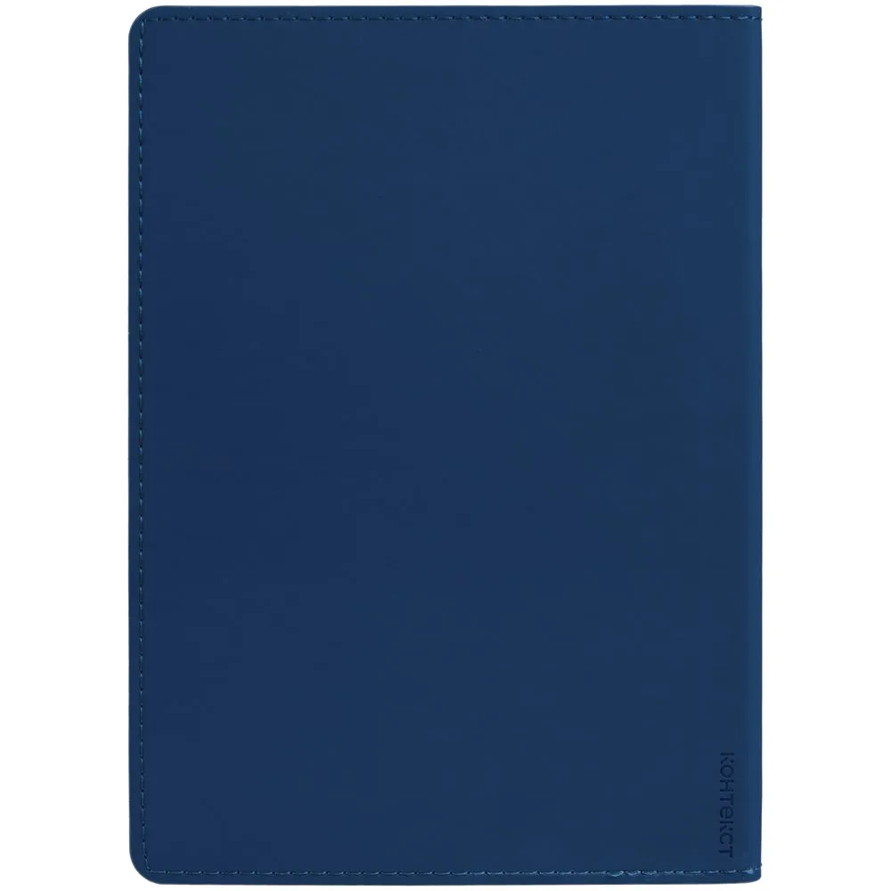 Ежедневник Tact, недатированный, синий заказать онлайн с вашим дизайном на заказ в Москве и области