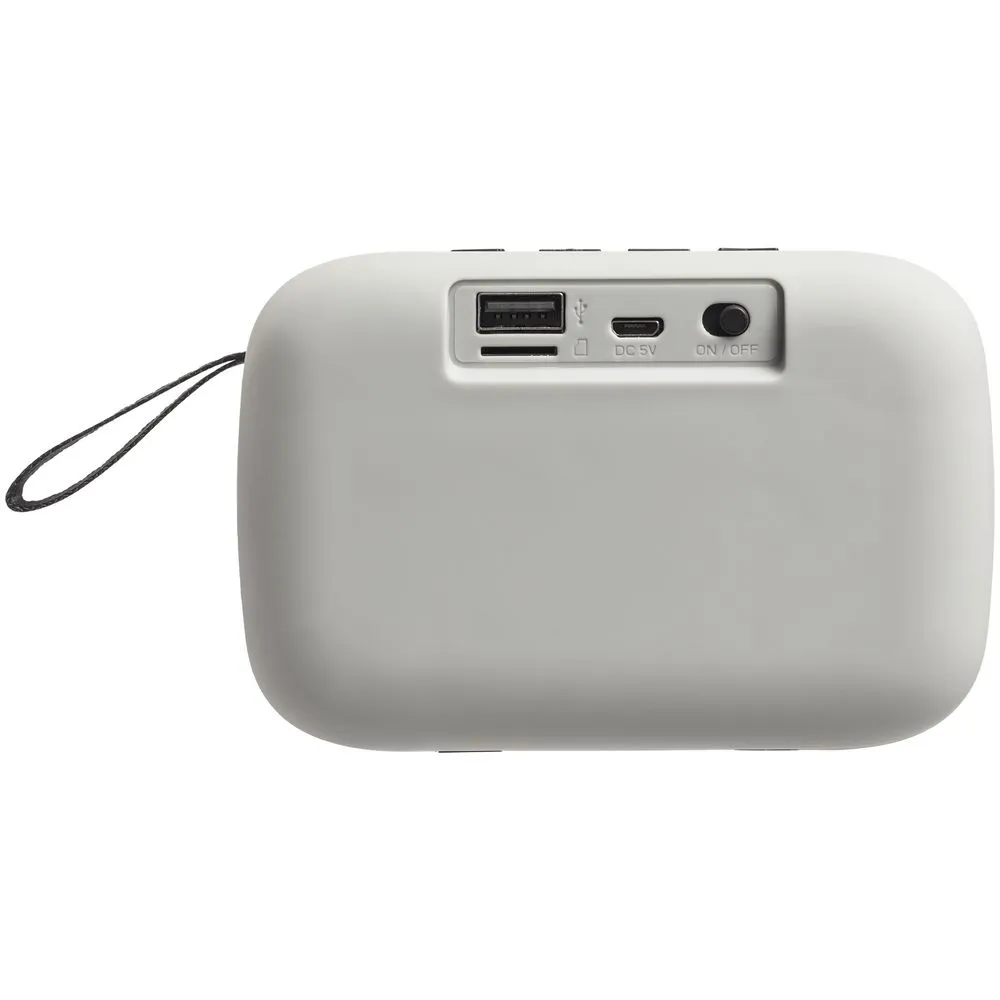 Беспроводная колонка Borsetta, светло-серая заказать онлайн с вашим дизайном на заказ в Москве и области